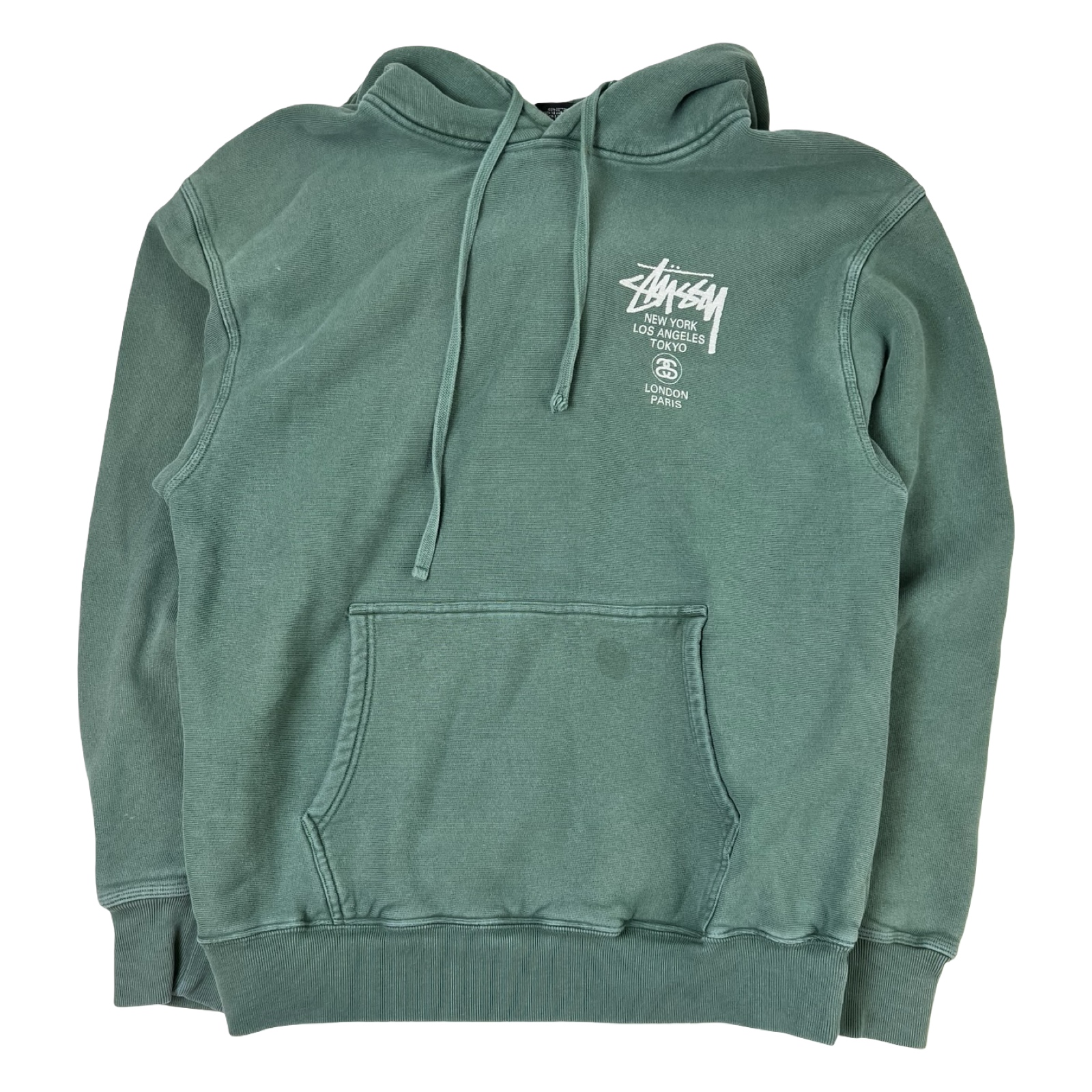 Stussy World Tour Hoodie Green