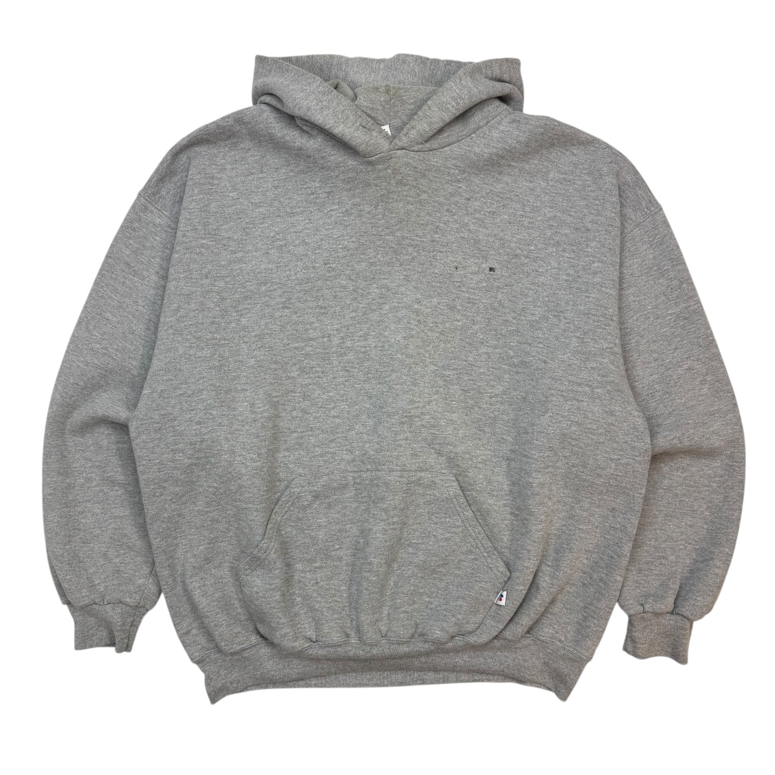 Vintage Russell Athletic Blank Hoodie Grey