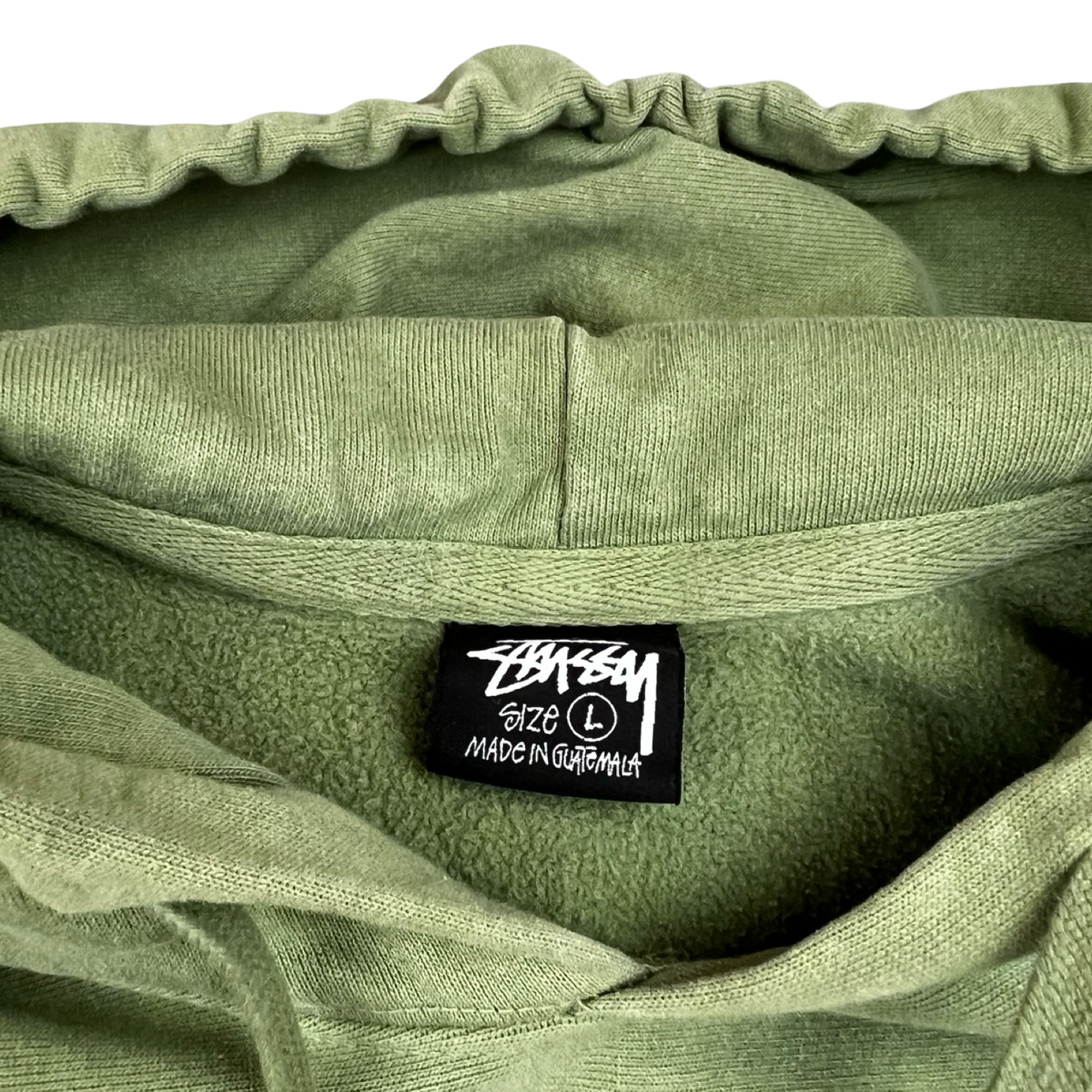 Stussy Stacked Pigment Dyed Hoodie Artichoke