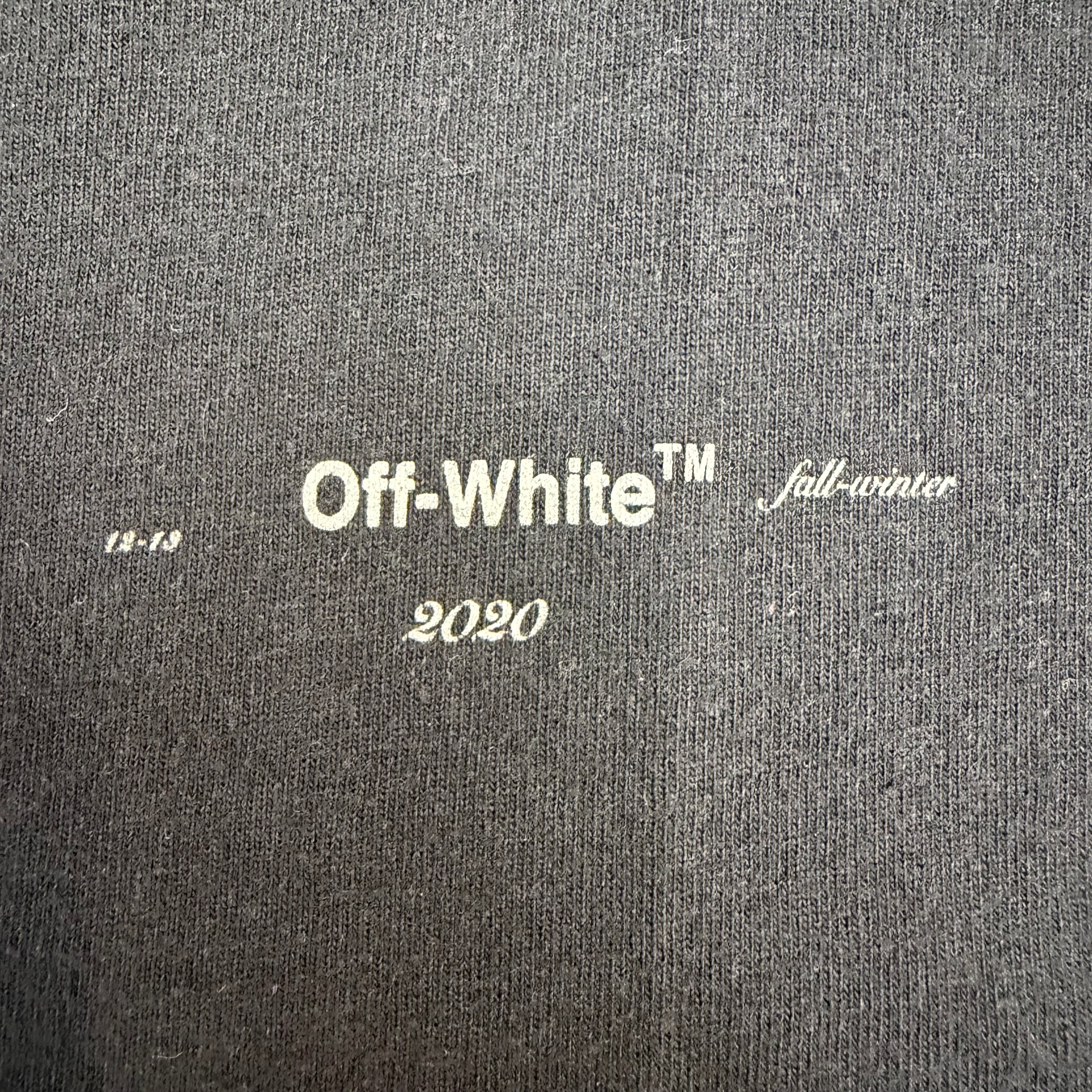 Off White Back Bone Tee Black