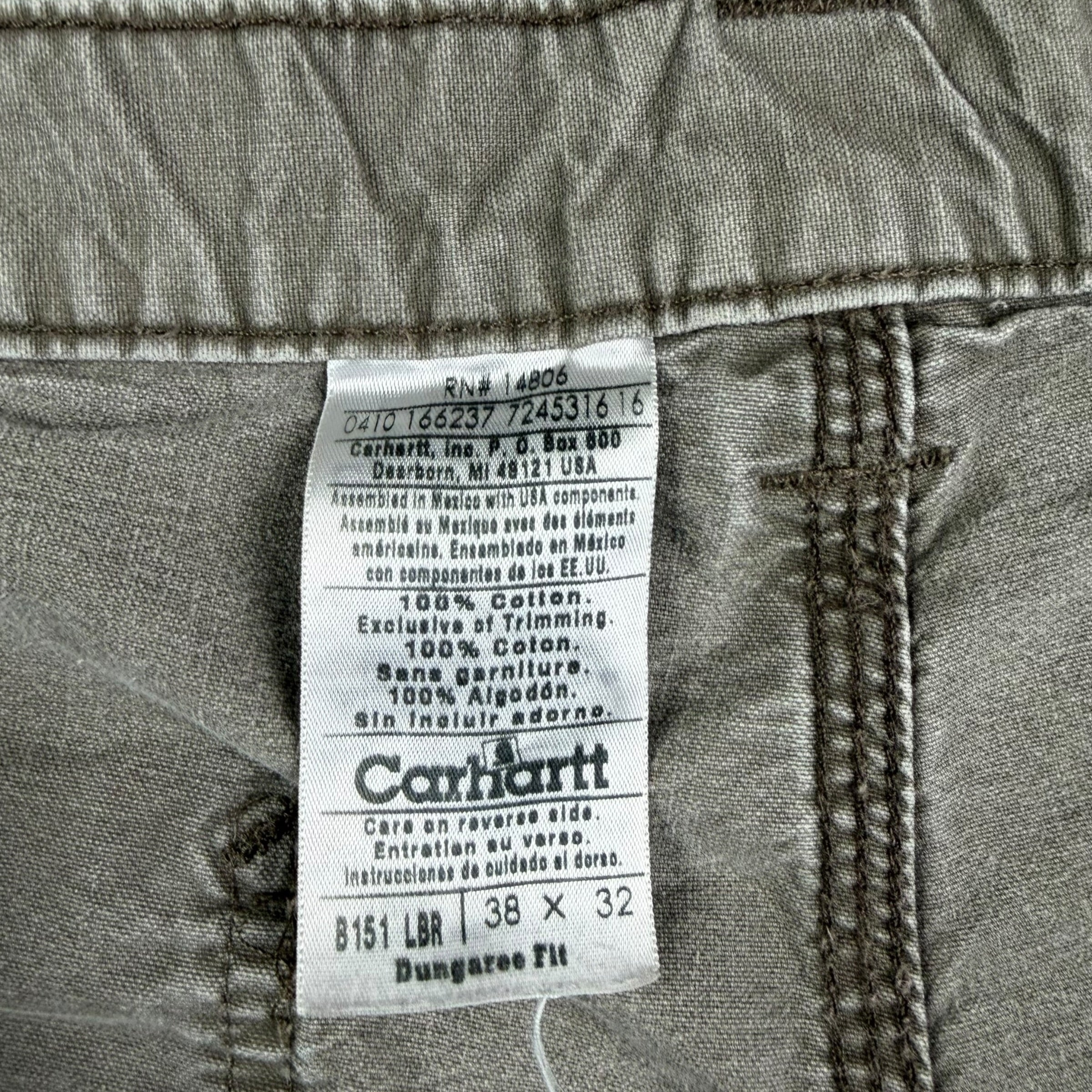 Vintage Carhartt Dungaree Pants Mushroom