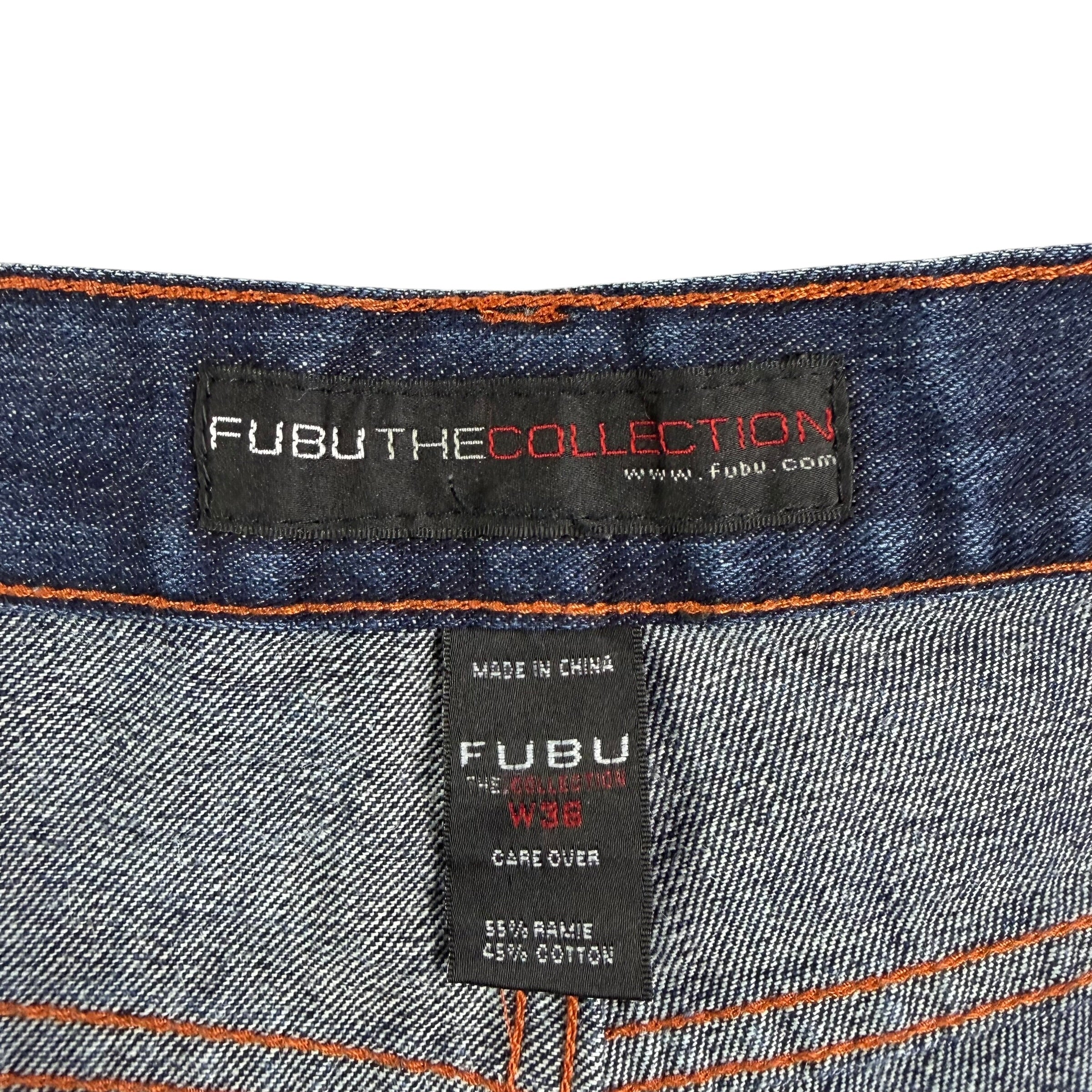 Vintage Fubu The Collection Denim Shorts Blue