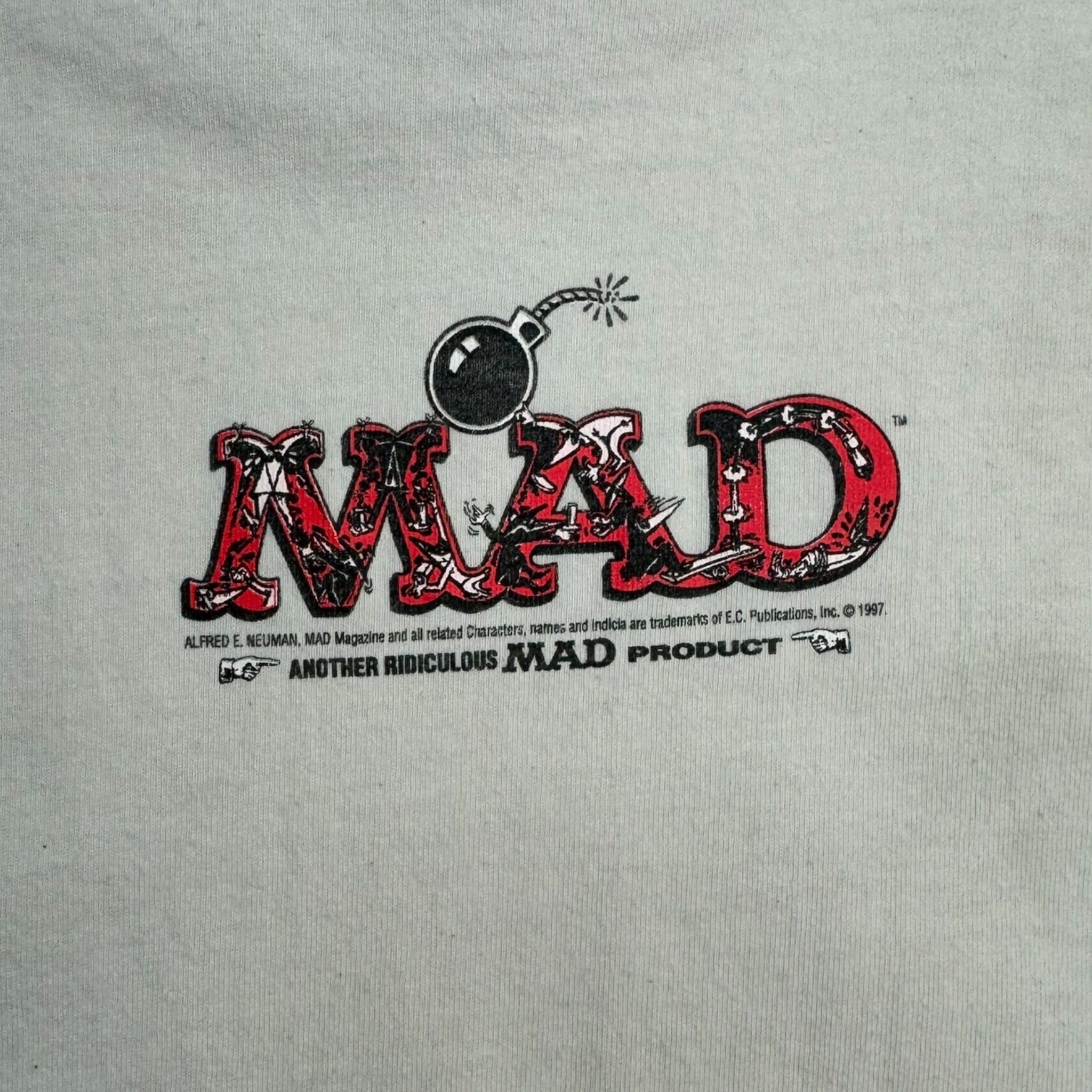 1997 Mad Magazine Spy VS Spy Tee White