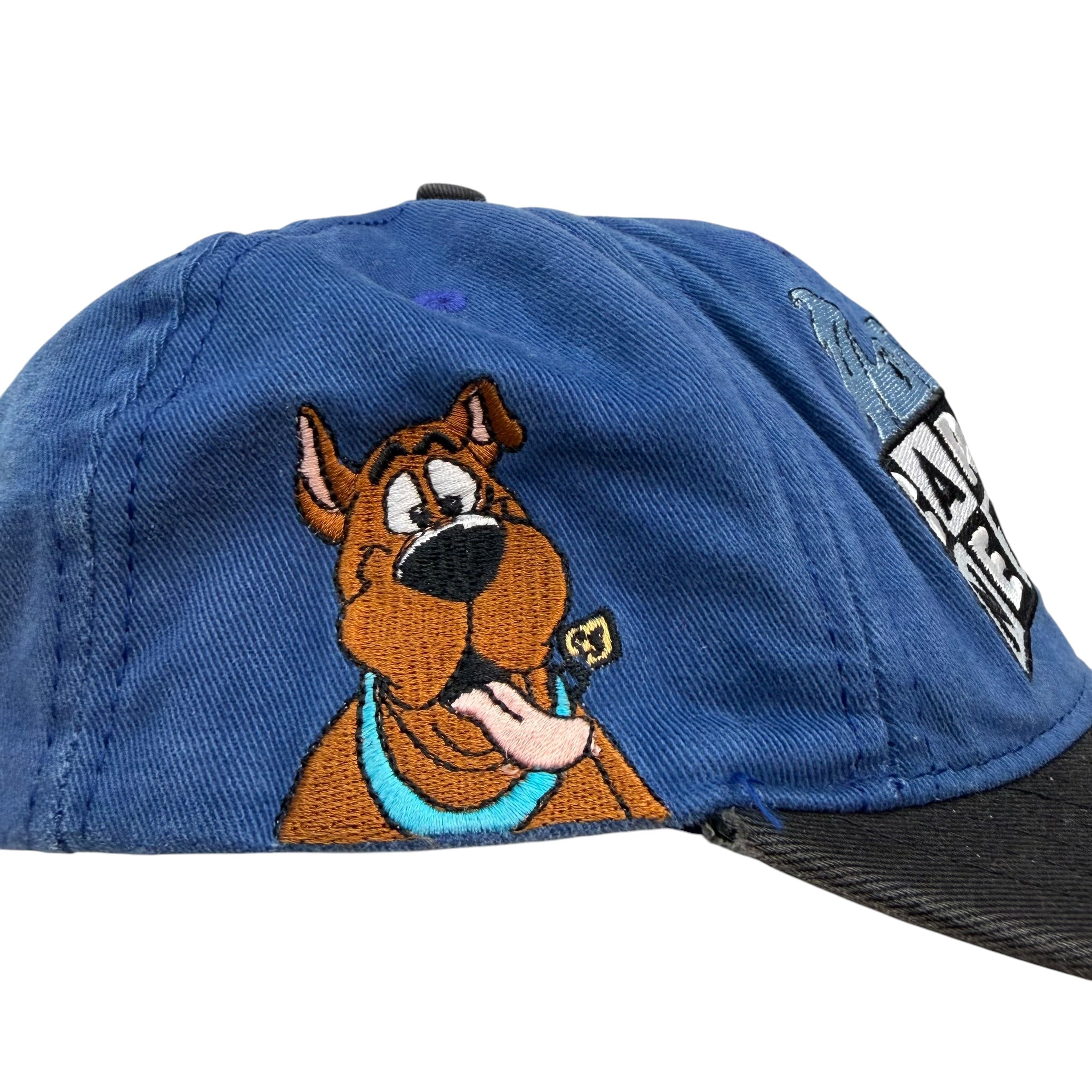 Vintage Cartoon Network Wacky Racing Scooby Doo Embroidered Cap Blue