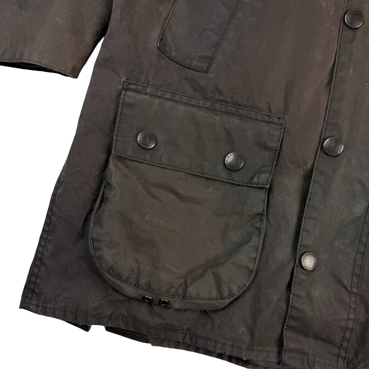 Barbour Beaufort Wax Jacket Faded Brown
