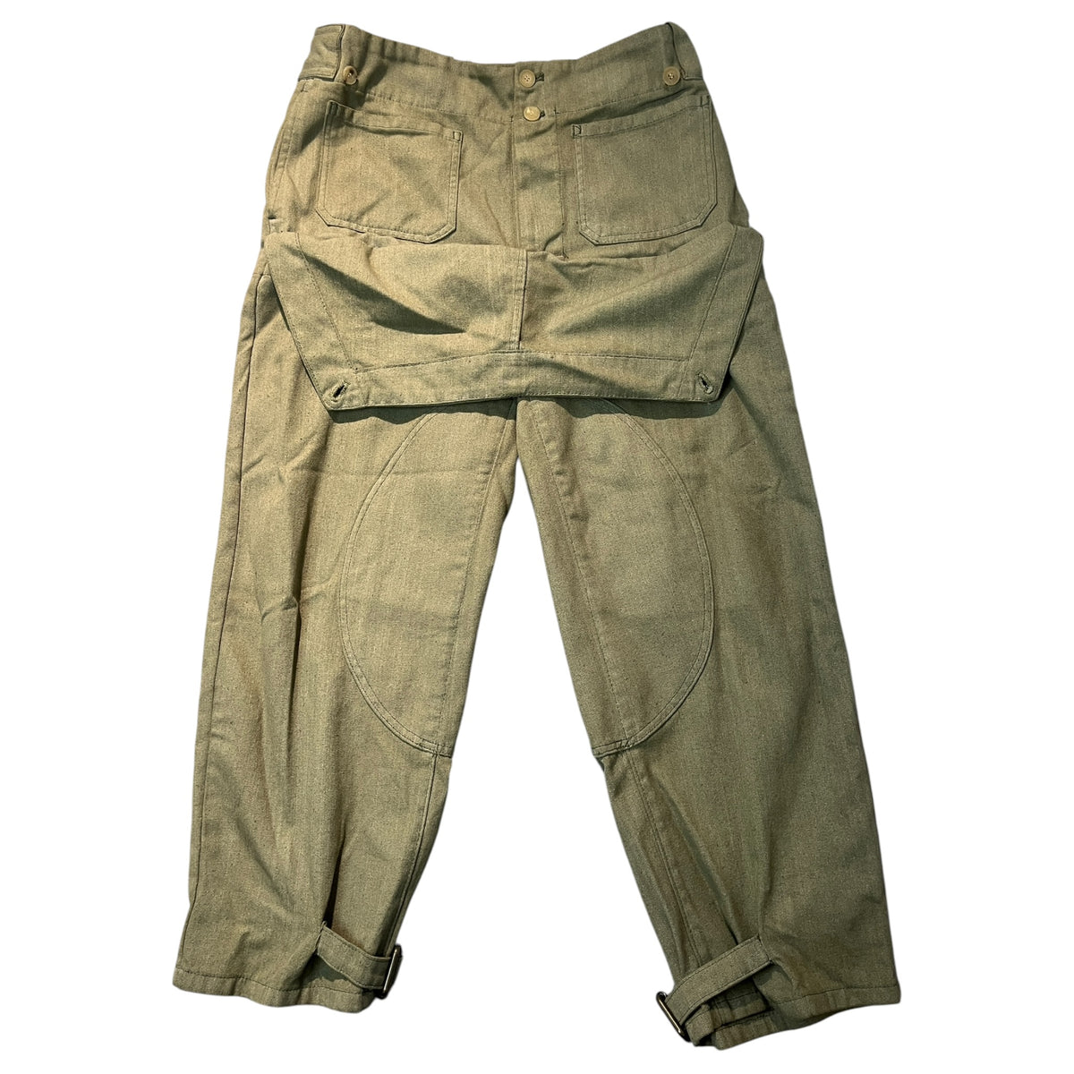JW Anderson Khaki Canvas Jodhpur Trousers