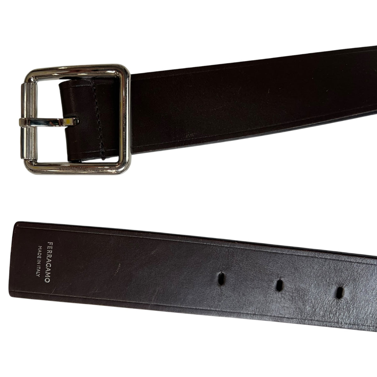 Ferragamo Buckle Belt Brown