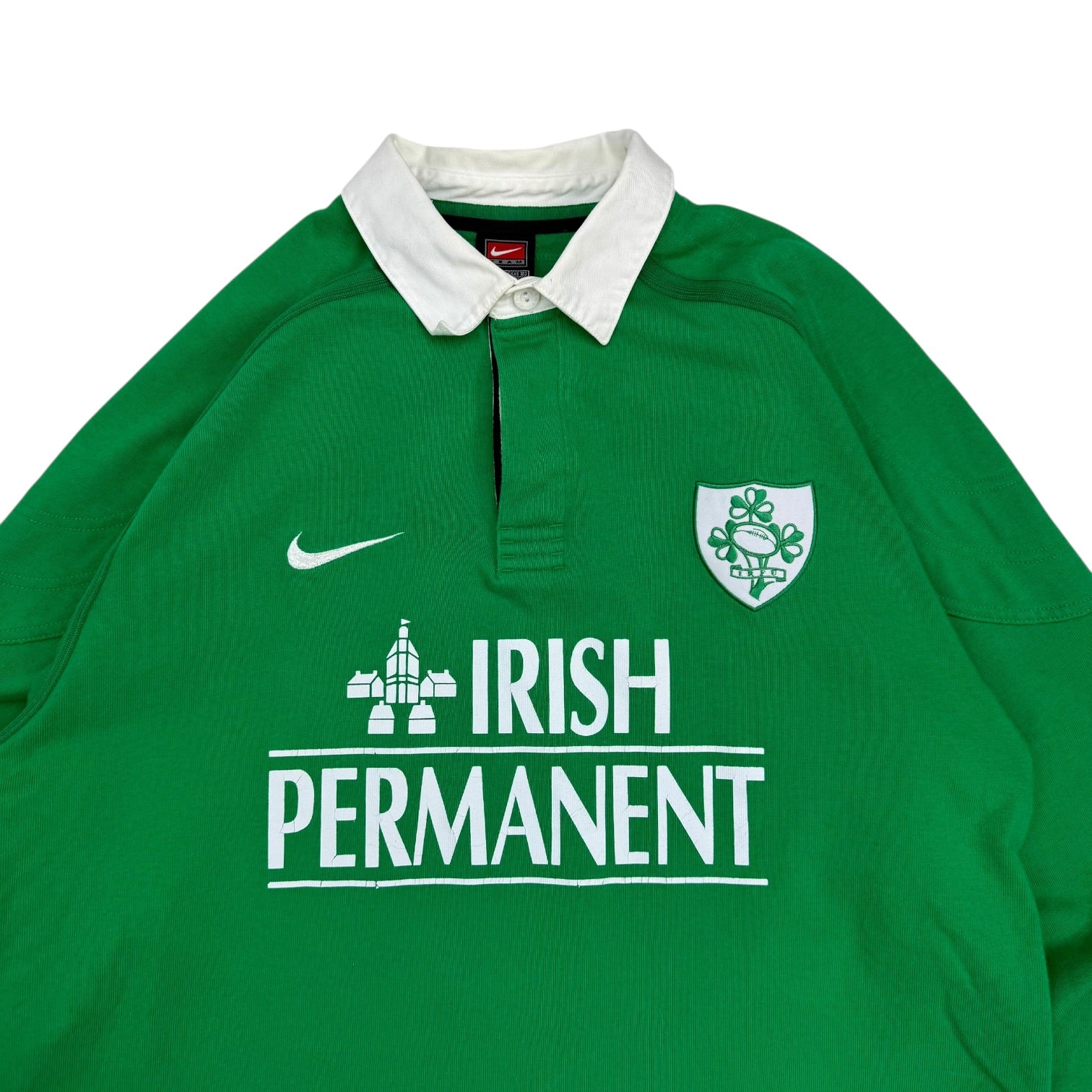 Vintage Nike Ireland Rugby Union Jersey Green