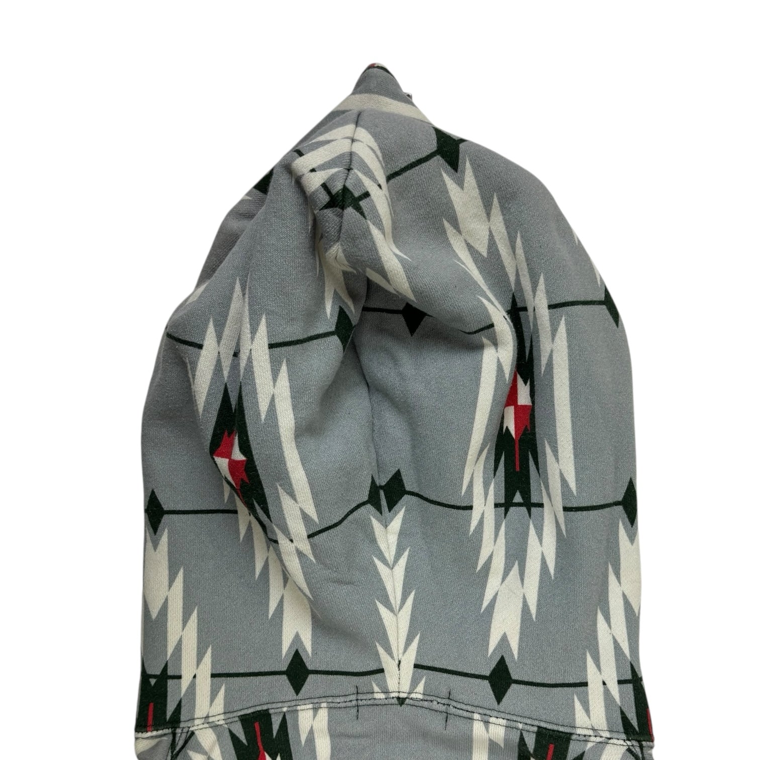 BAPE Aztec Full-Zip Hoodie Grey