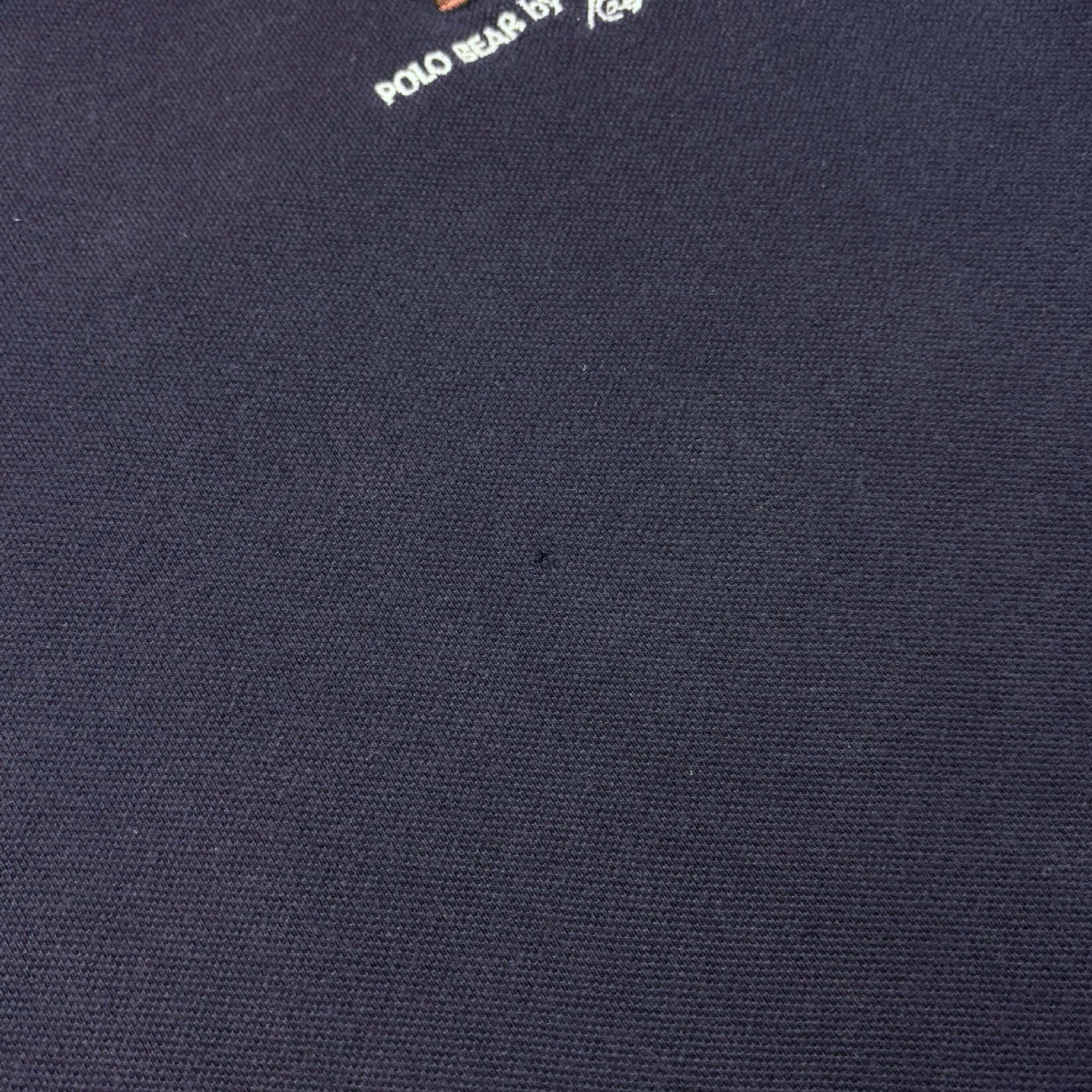 Vintage Polo Ralph Lauren Nonchalant Bear Polo Shirt Navy