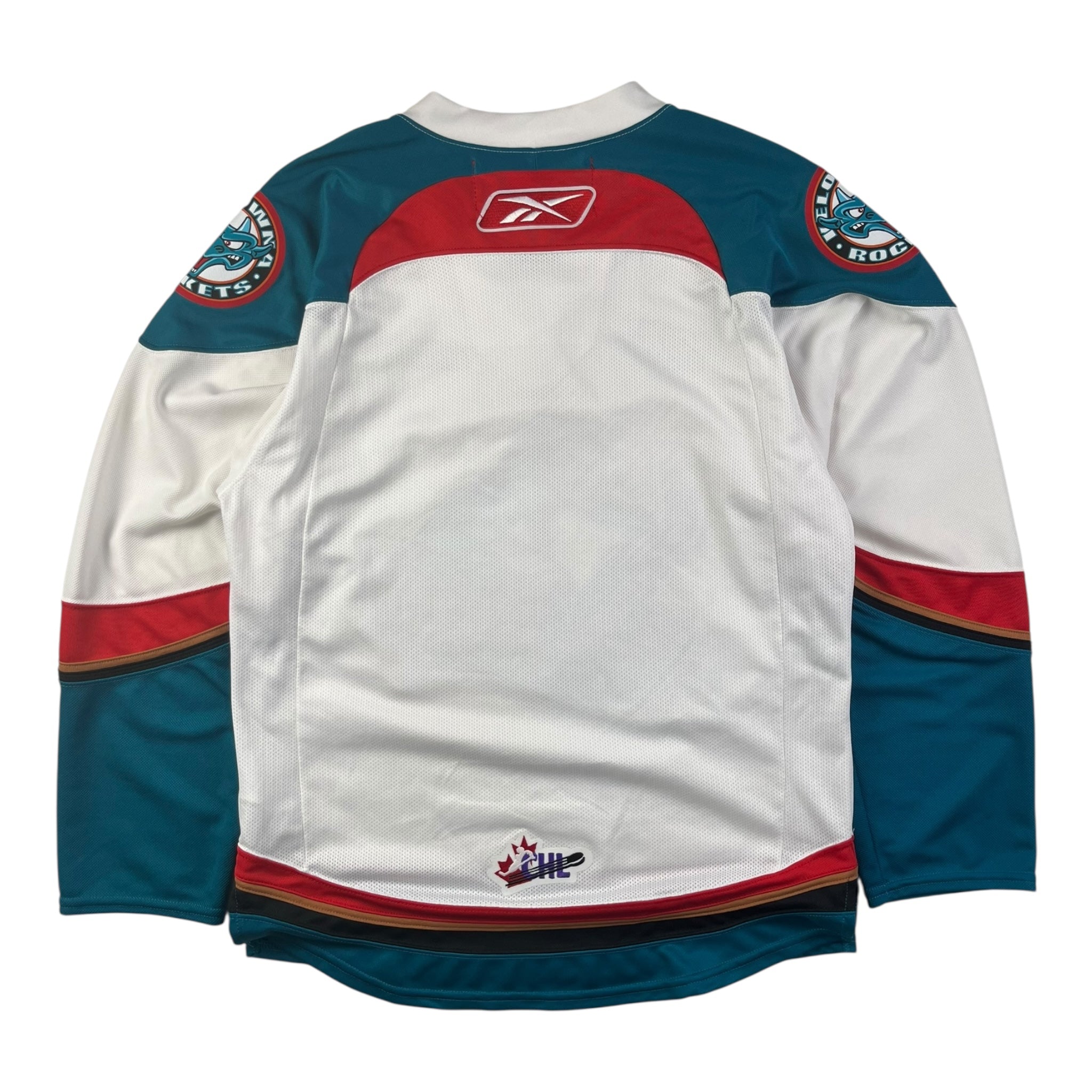 Kelowna Rockets WHL Reebok Away Jersey