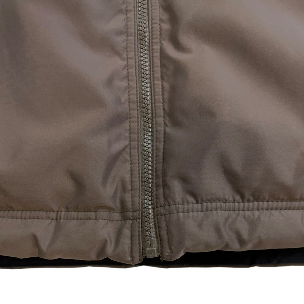 Vintage Nike Reversible Block Letter Parka Taupe/Black