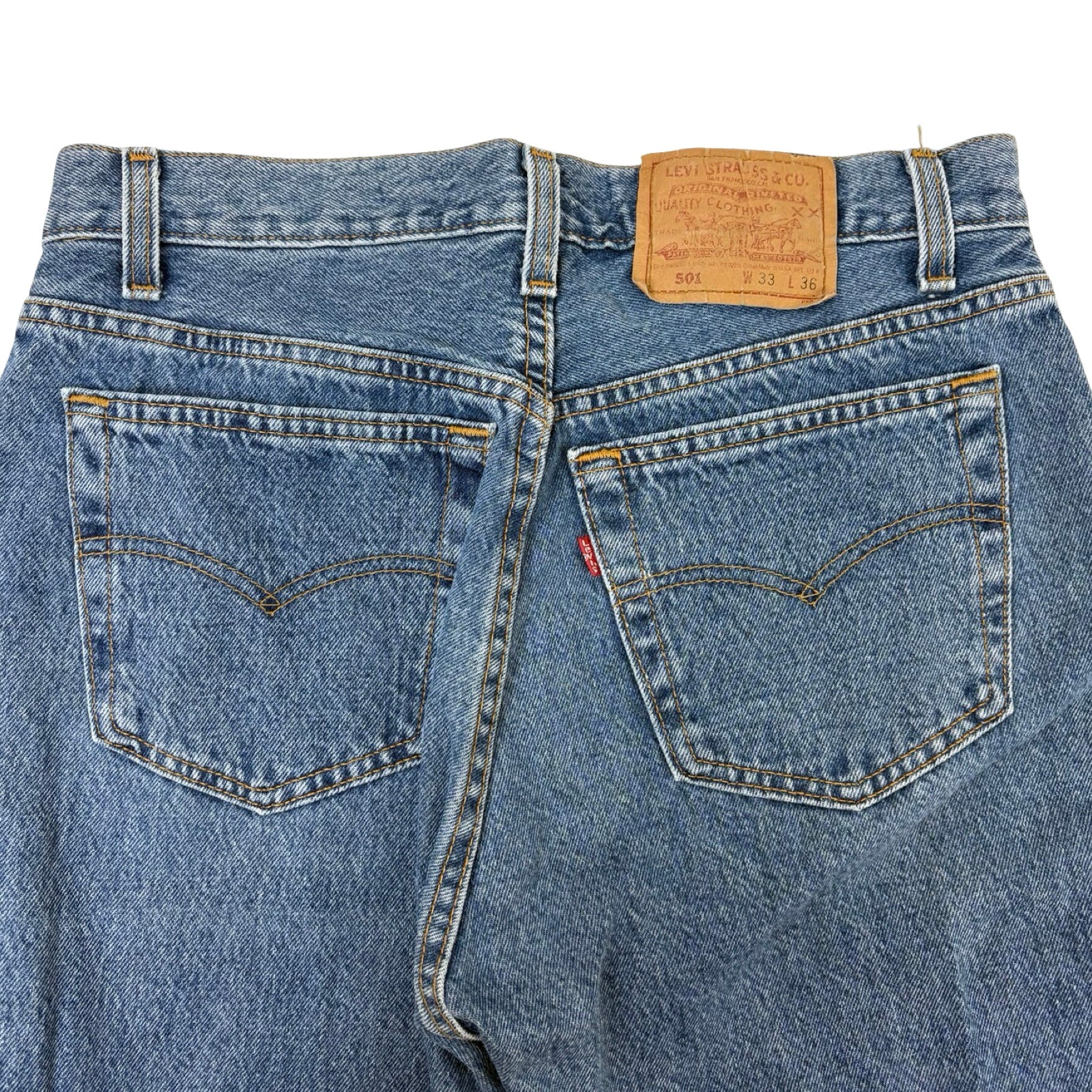 Vintage Levi’s 501 Straight Cut Dark Wash Denim