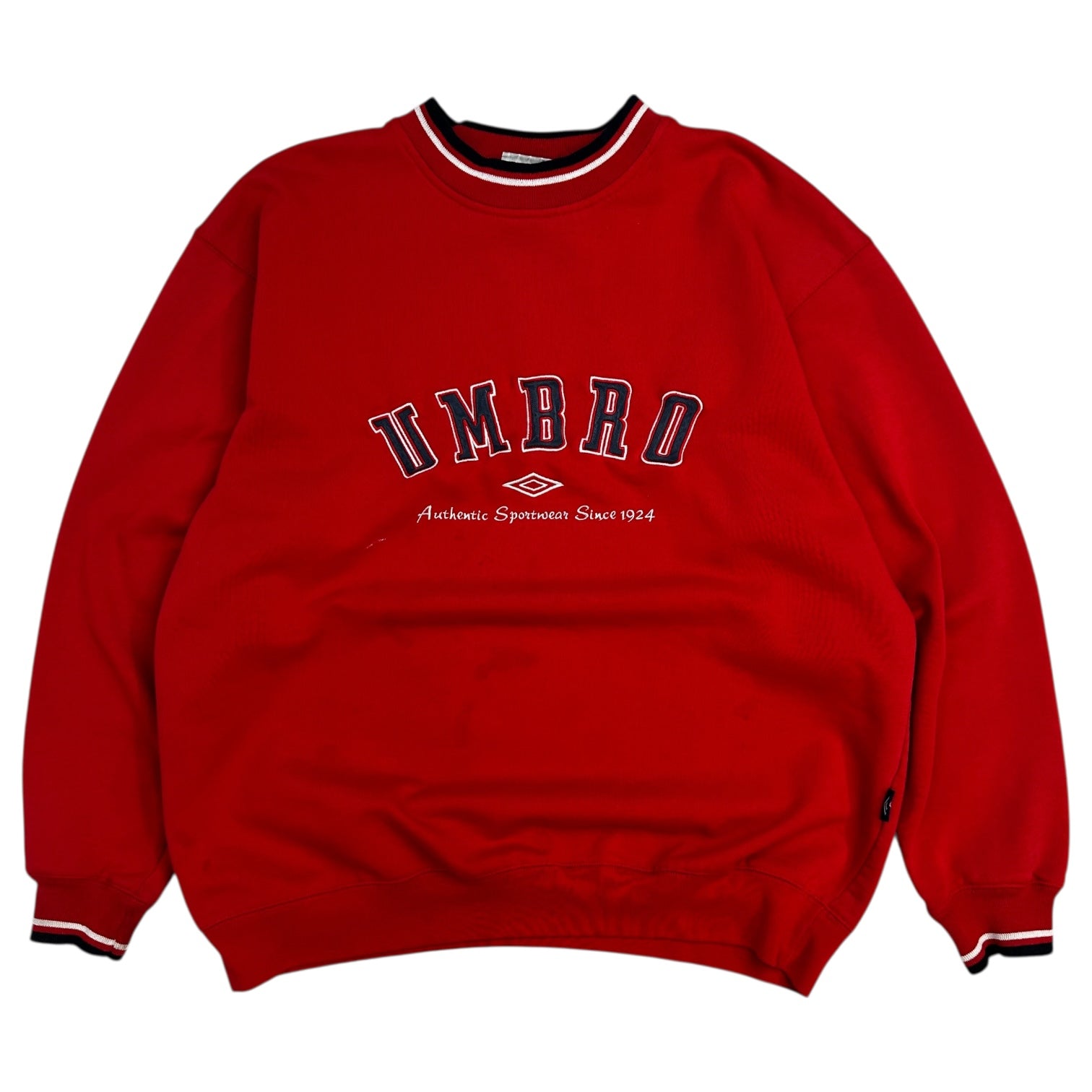 Vintage Umbro Logo Crewneck Red