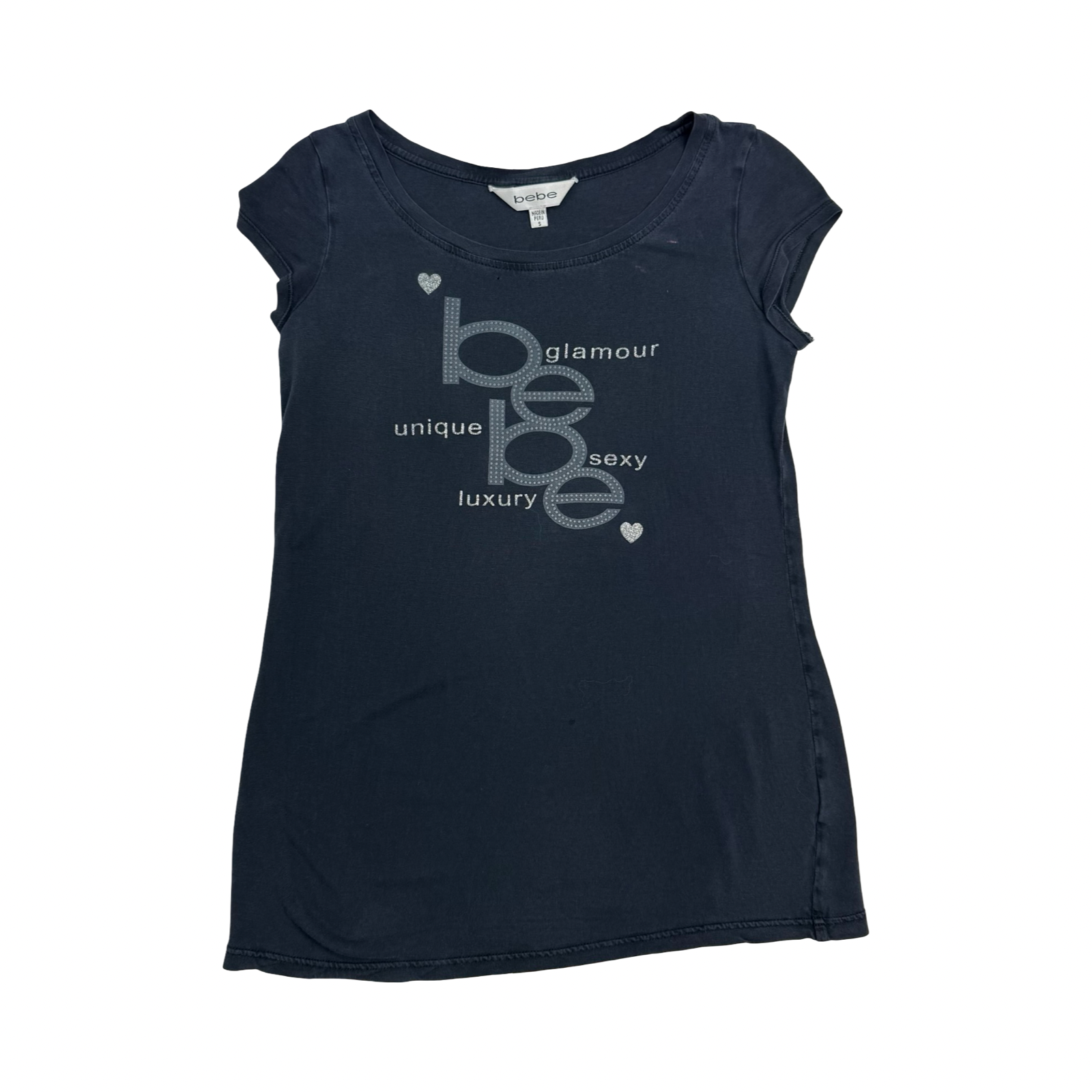 (W) Vintage BeBe Tee Black
