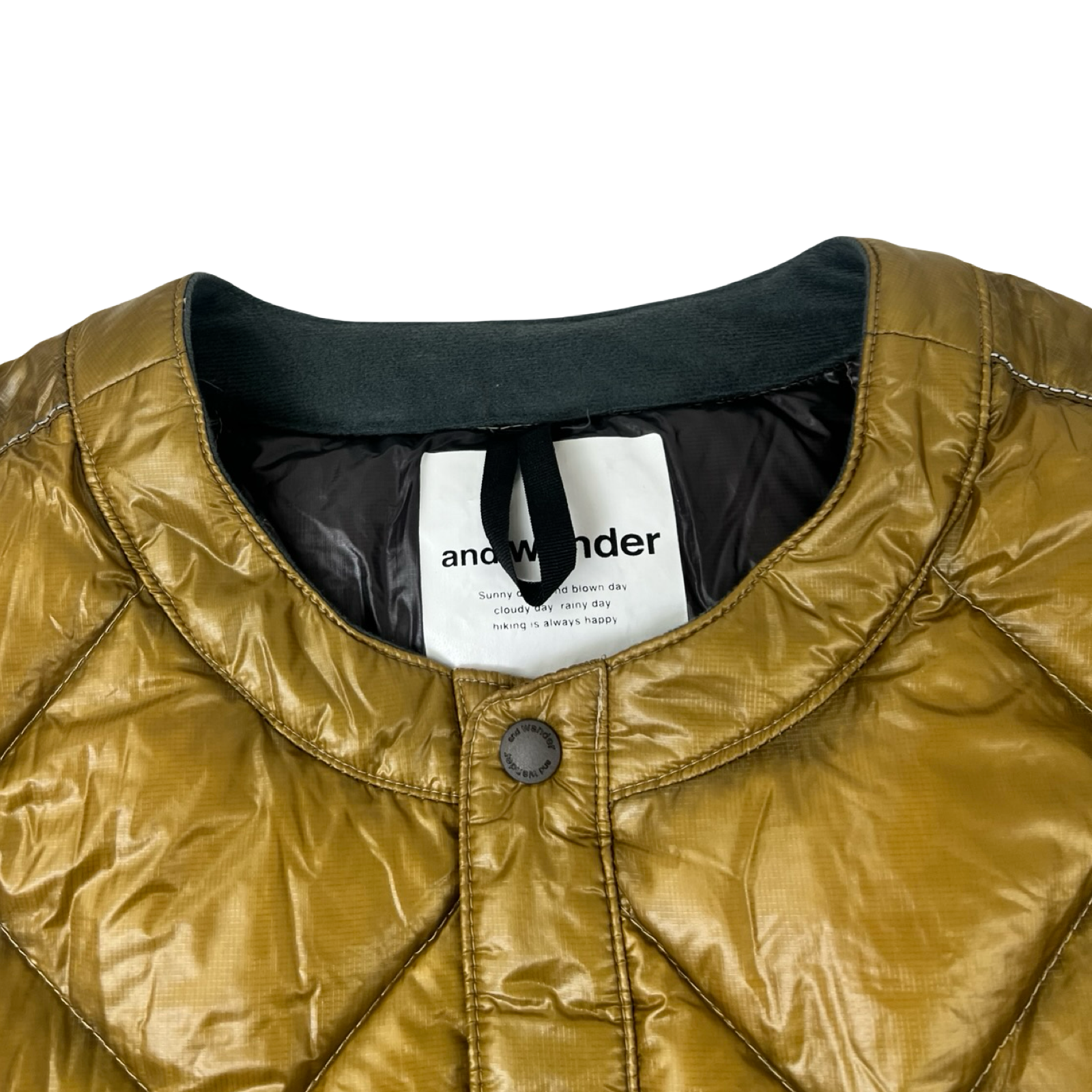 And Wander Diamond Stitch Down Vest
