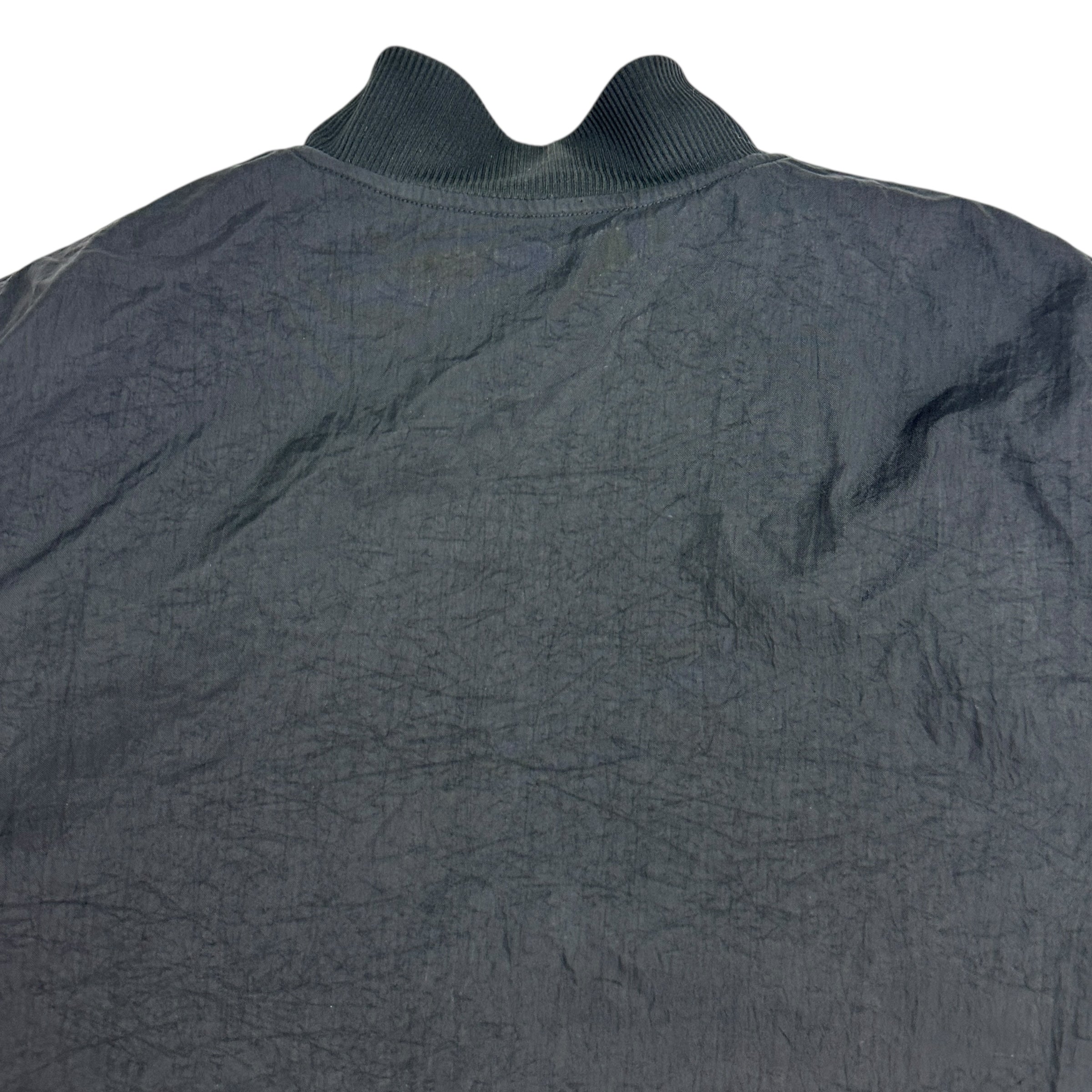 Vintage Nike Reversible Quilted Bomber Jacket Black