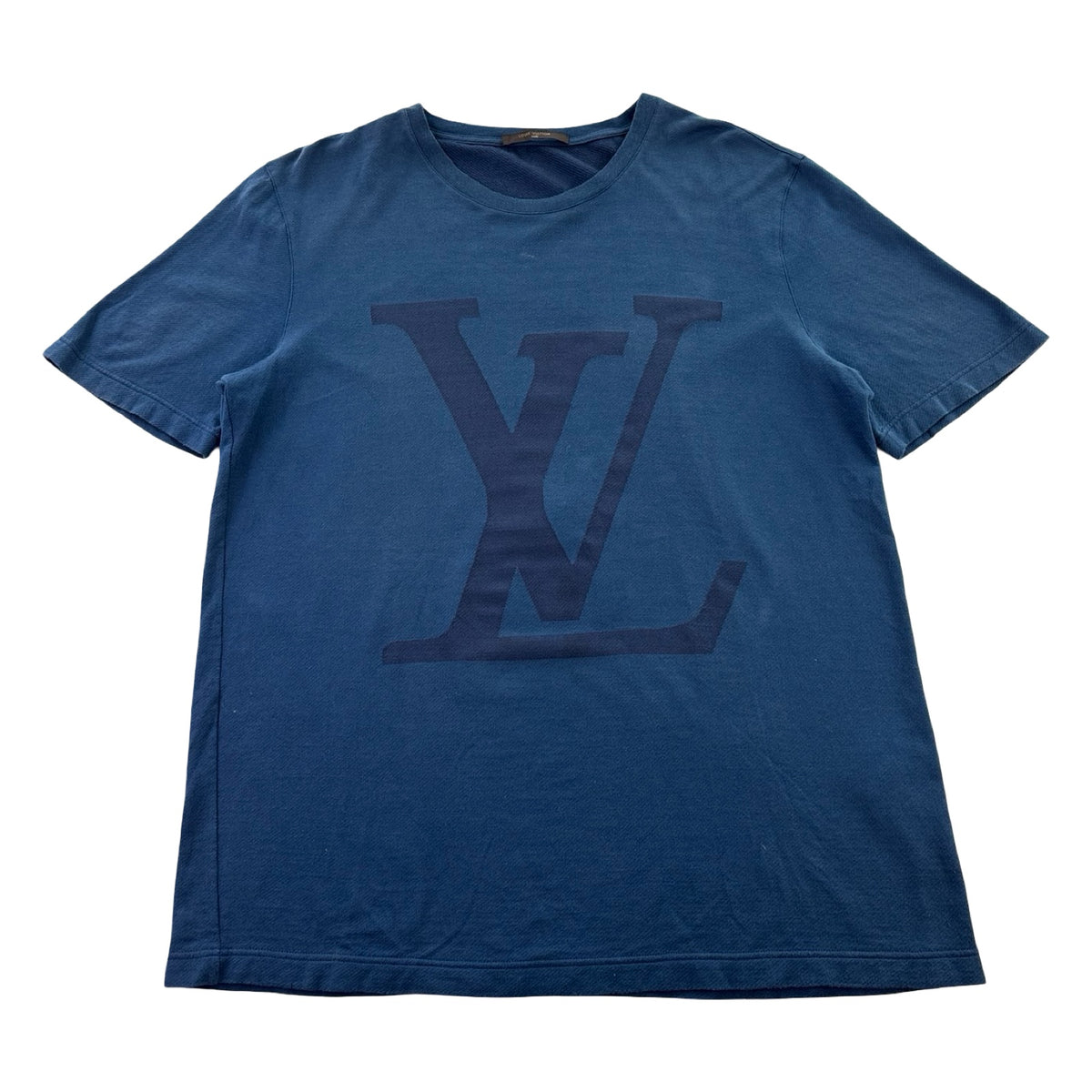 Louis Vuitton Tonal Logo T-Shirt Navy