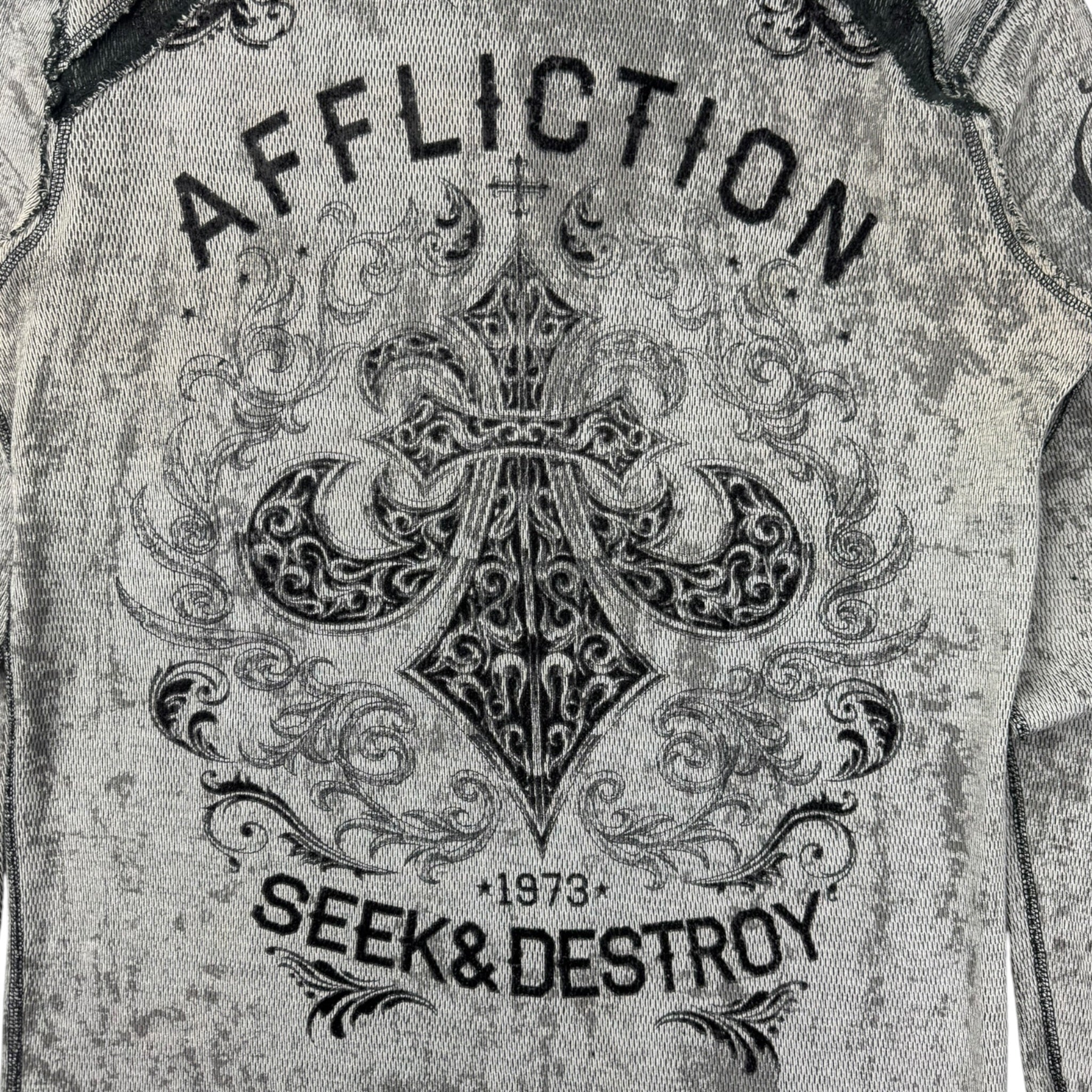 Y2K Affliction ‘Seek & Destroy’ Reversible Thermal Longsleeve