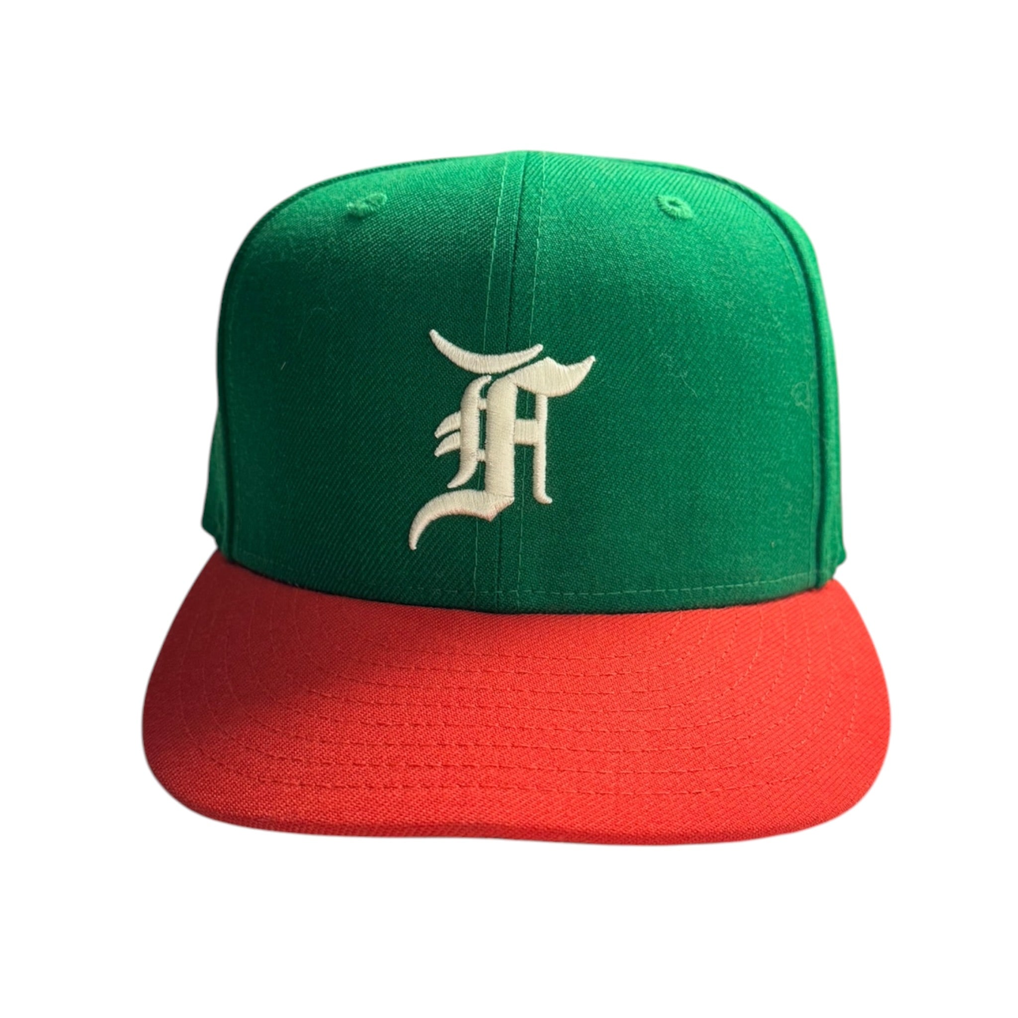 Fear of God New Era Wool Fitted Hat Miami Green/Orange