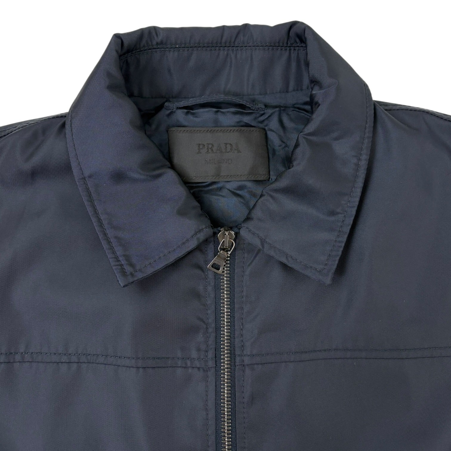 Prada Nylon Work Jacket Navy
