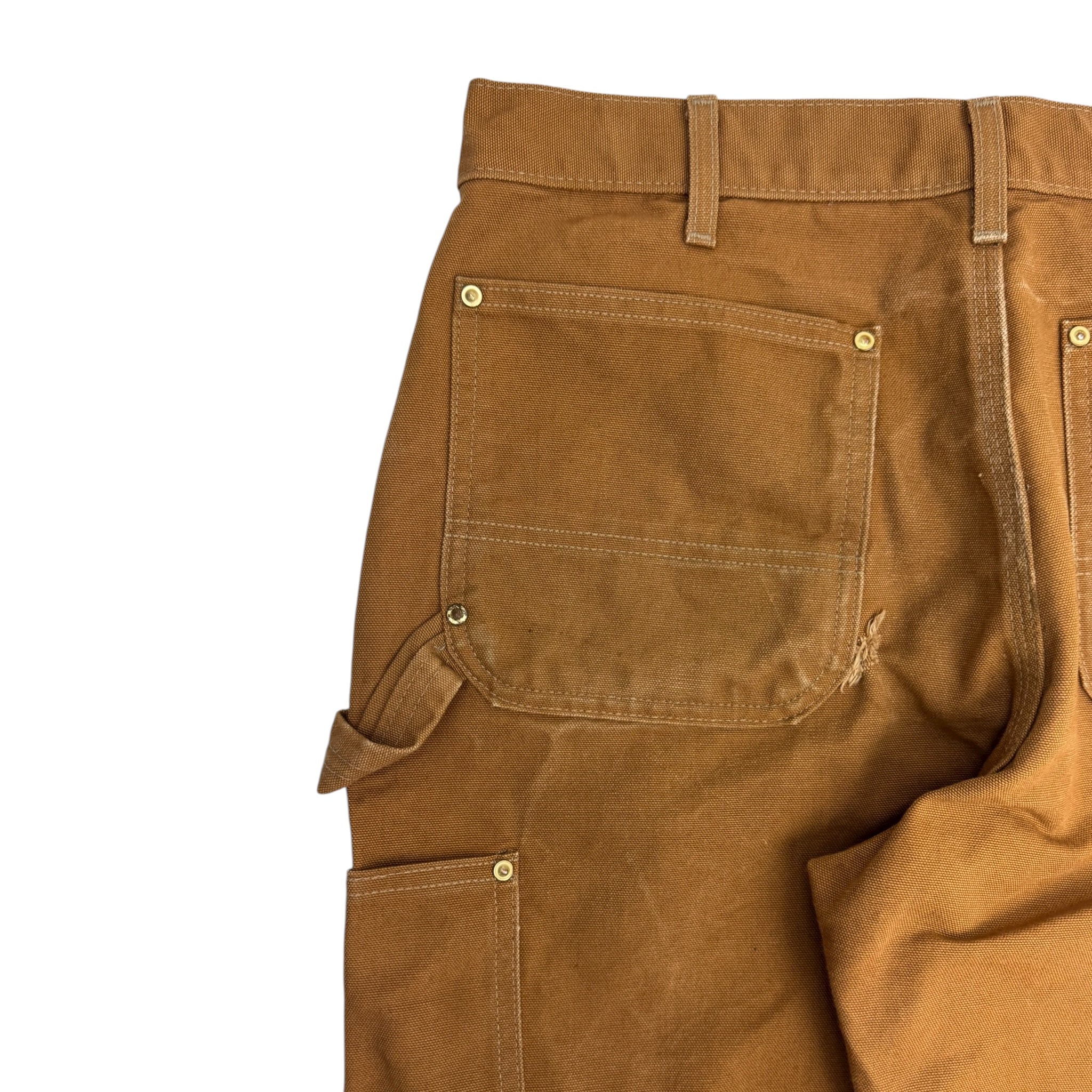 Vintage Carhartt Double Knee Bottoms Dark Tan