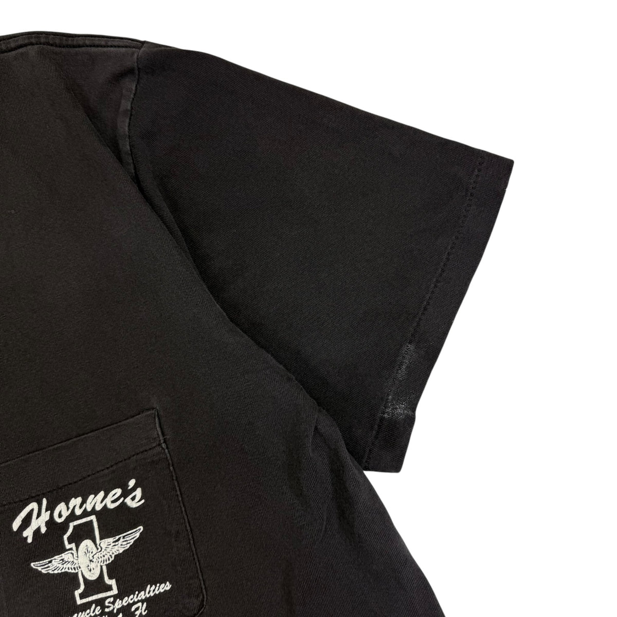 Vintage Hornes Key West Motorcycles Tee Black