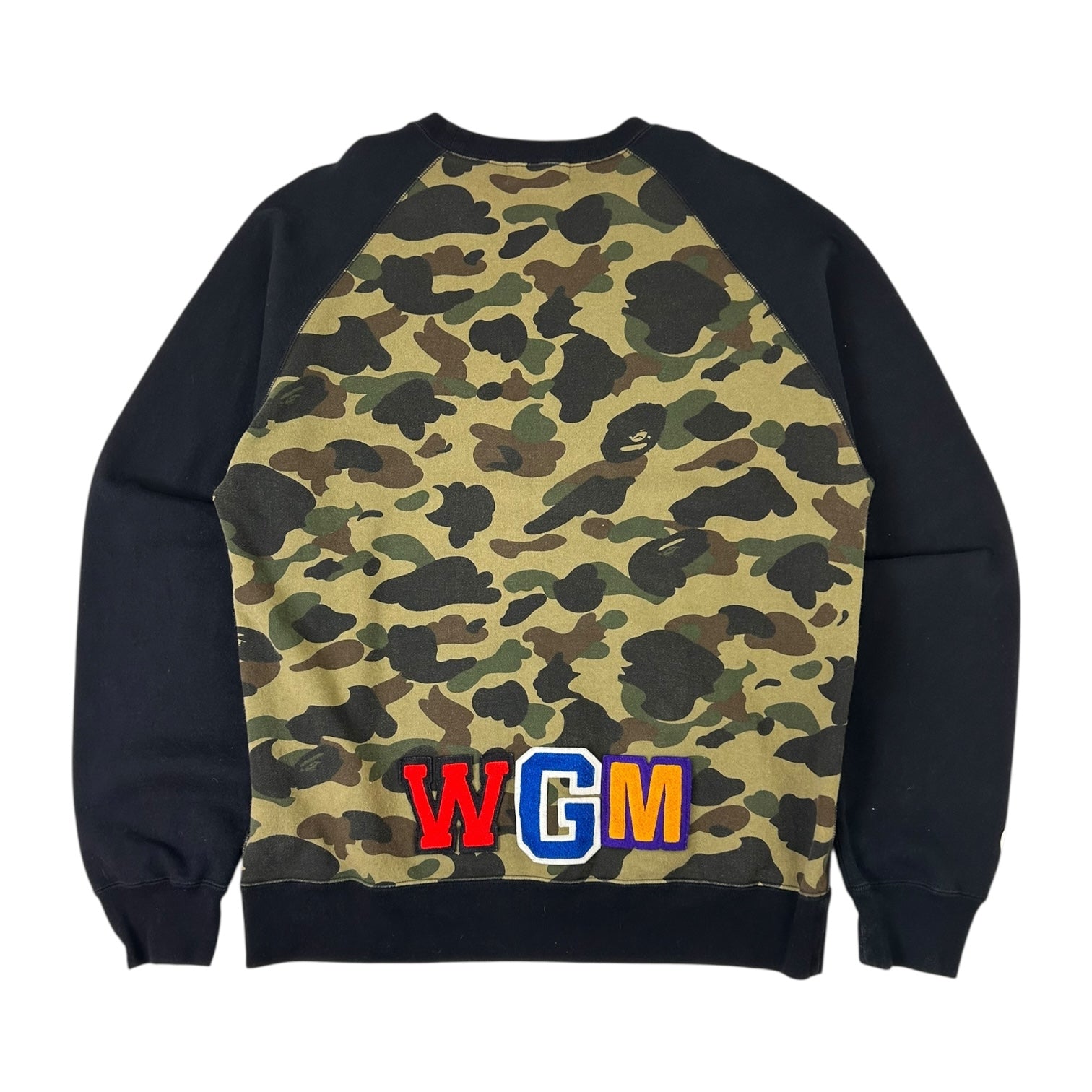 Bape WGM Shark Crewneck Black