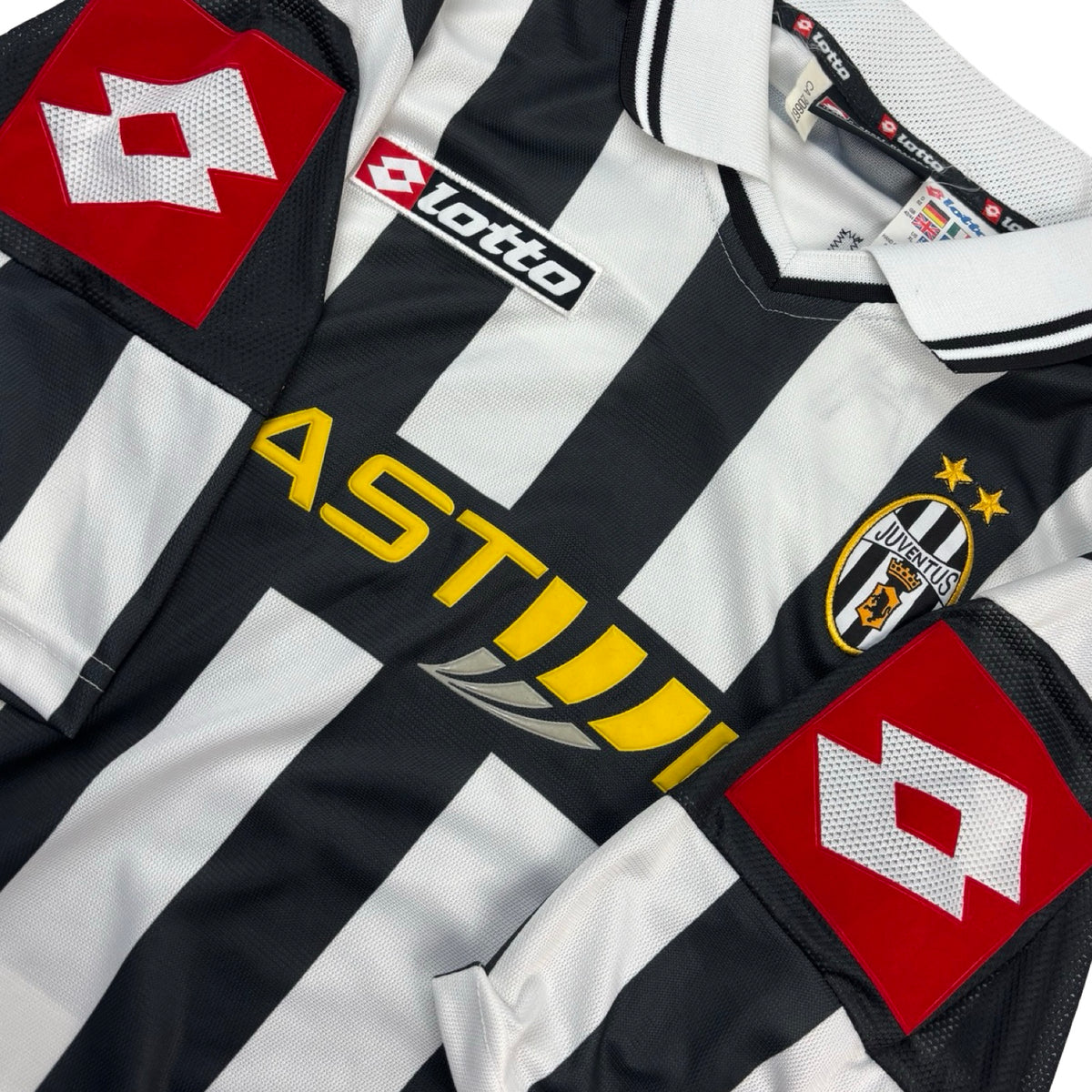 ‘01 Lotto Juventus Salas Home Jersey Black/White
