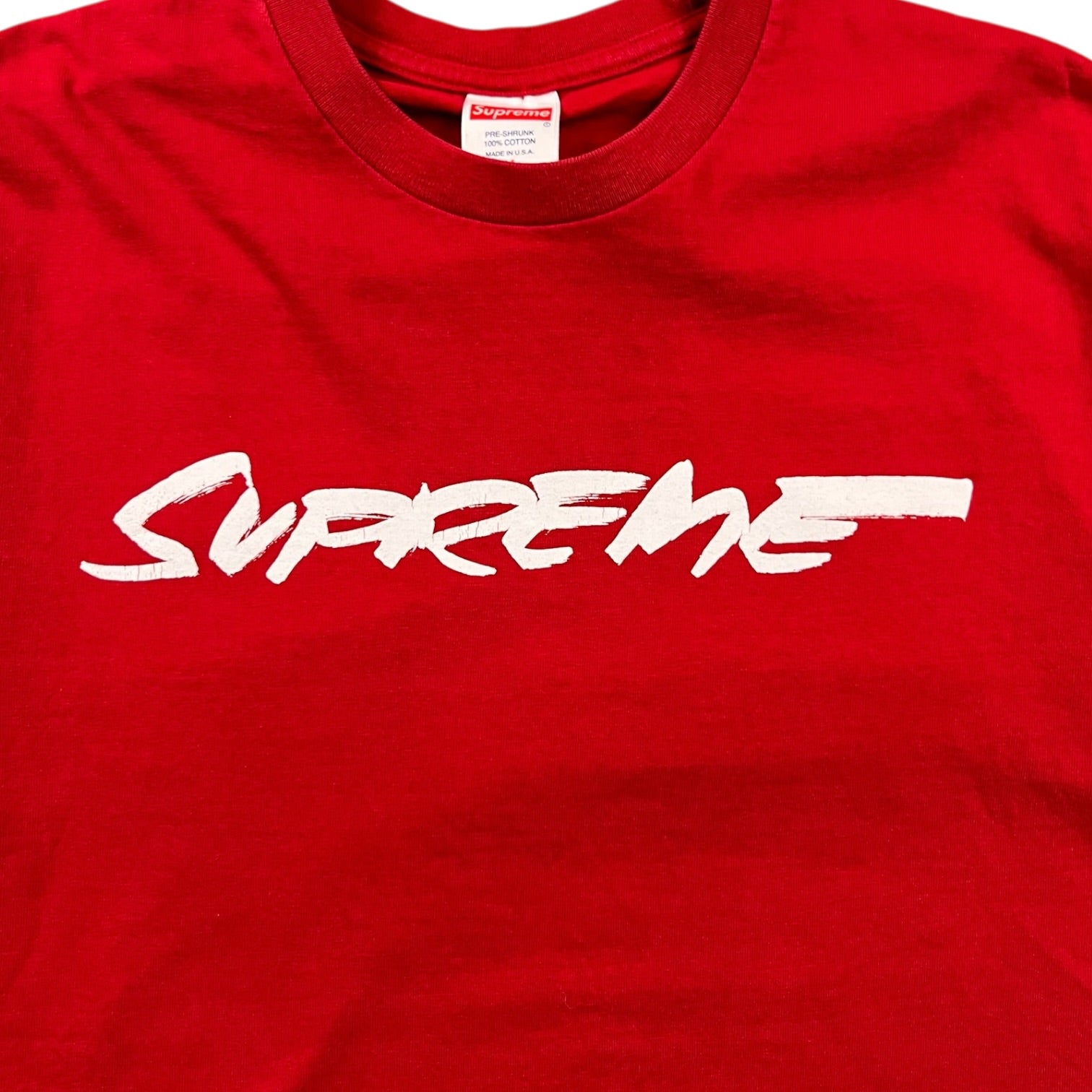 Supreme Futura Logo Tee Red