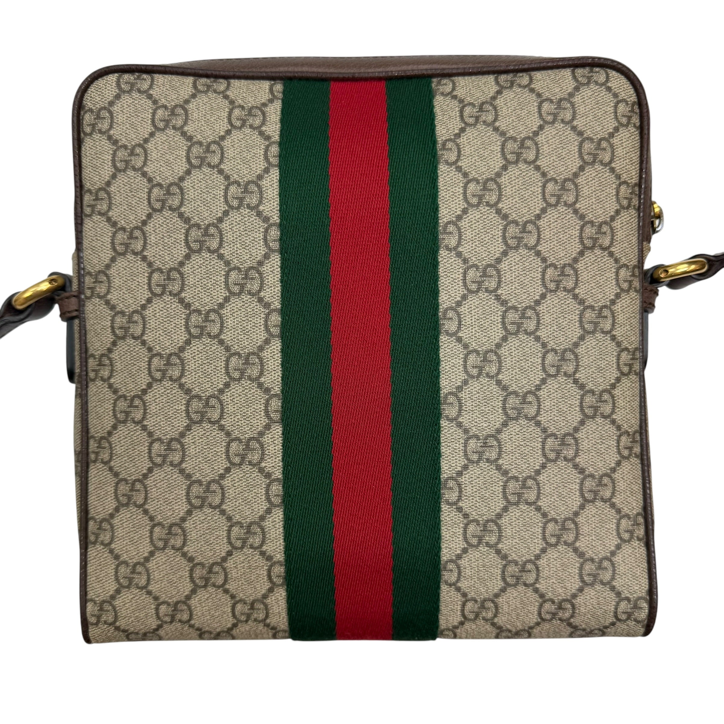 (W) Gucci Ophidia Monogram Small Shoulder Bag Beige