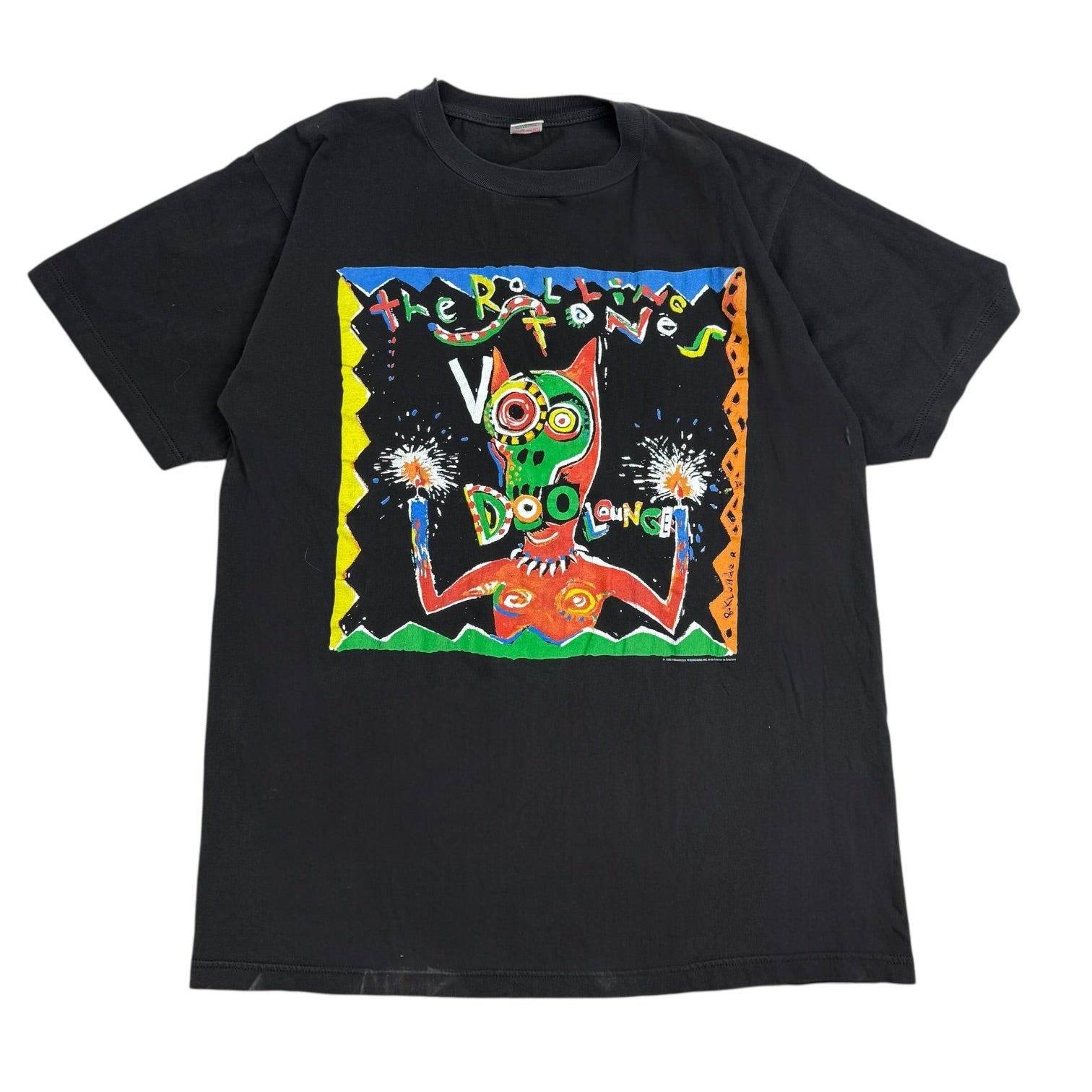 1994 Rolling Stones Voodoo Lounge Tee Black