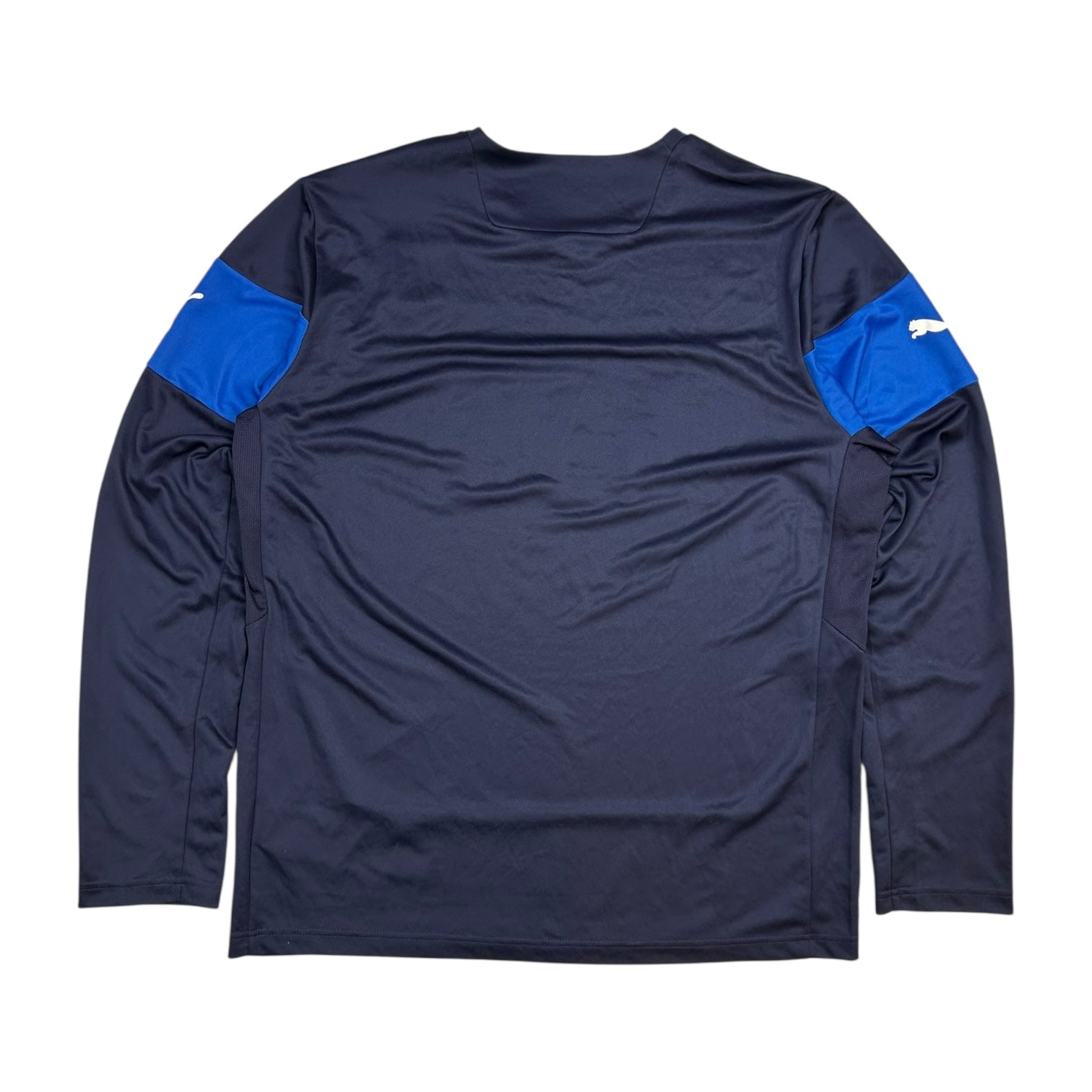 Puma FIGC Italia Long Sleeve Jersey Blue/Navy