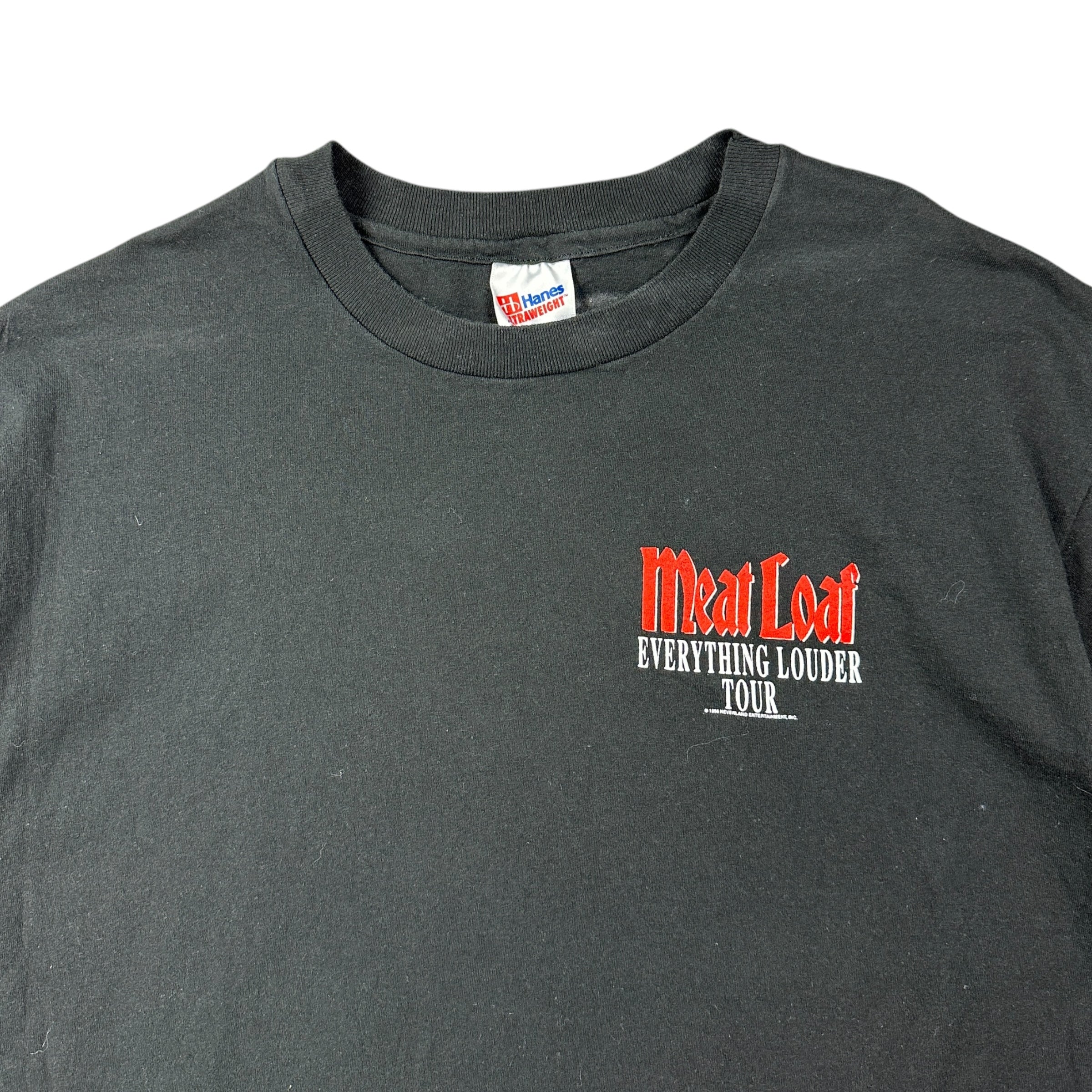 1994 Meatloaf Eveything Louder Tour Tee Black