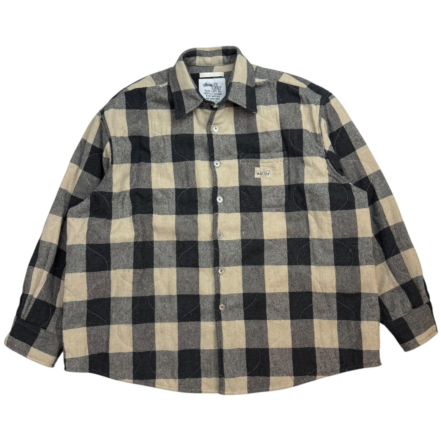 Our Legacy x Stussy Work Shop Flannel Jacket Plaid