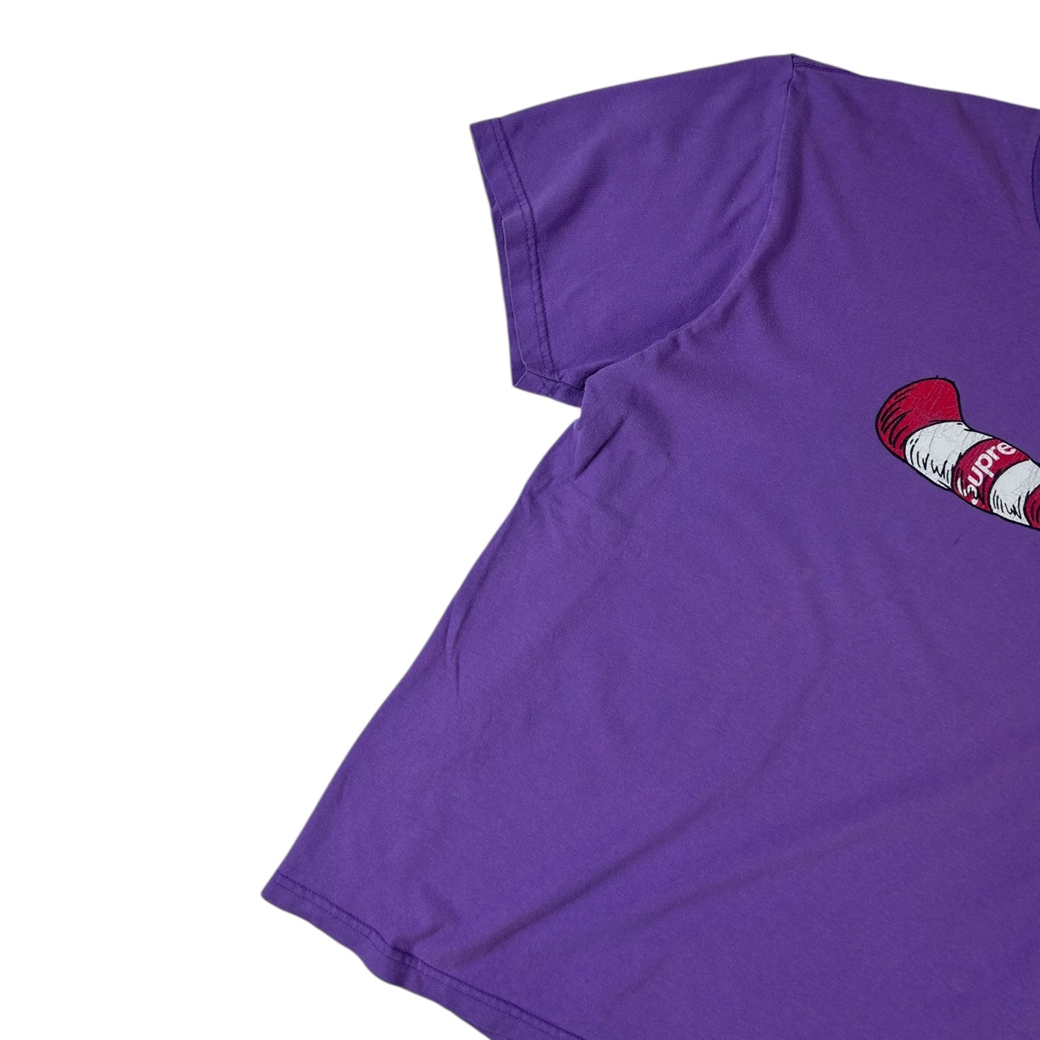 Supreme Cat In Hat T-Shirt Purple