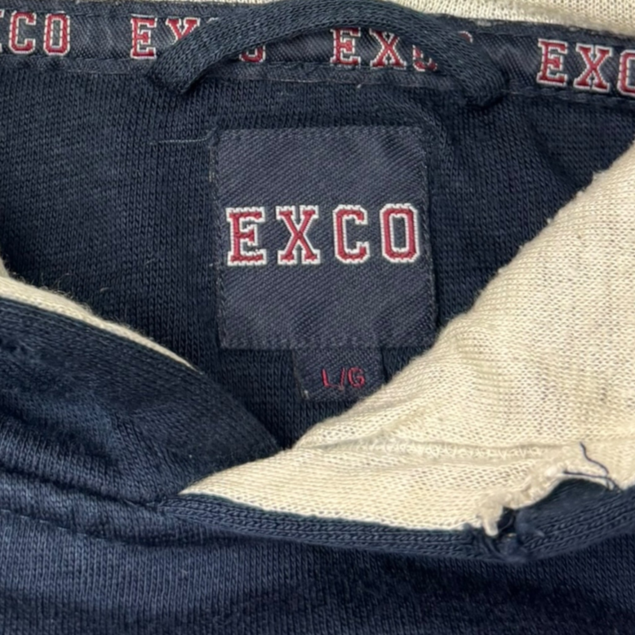 Vintage Y2K EXCO Jeans Bull Dog Hoodie