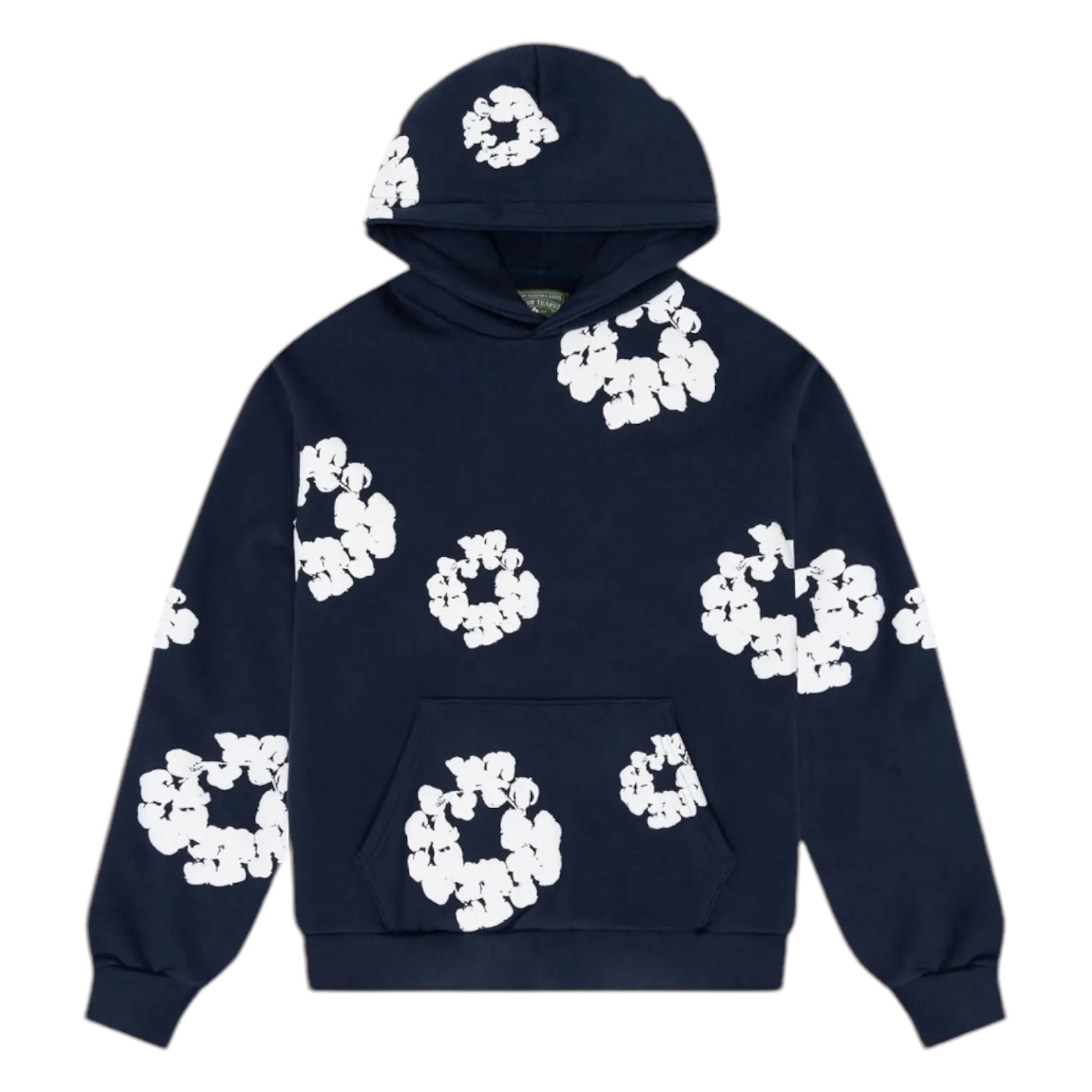 Denim Tears Cotton Wreath Hoodie Navy