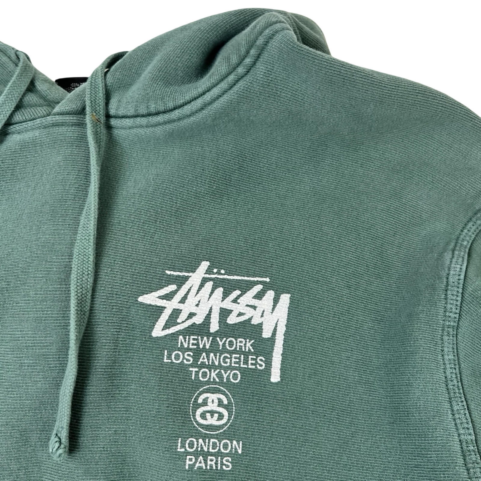 Stussy World Tour Hoodie Green
