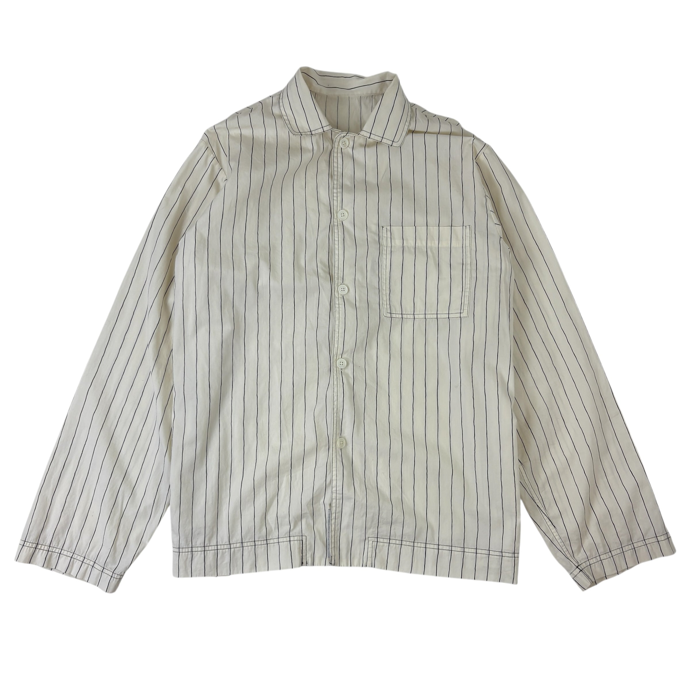 Stussy Tekla Poplin Pyjama Shirt White