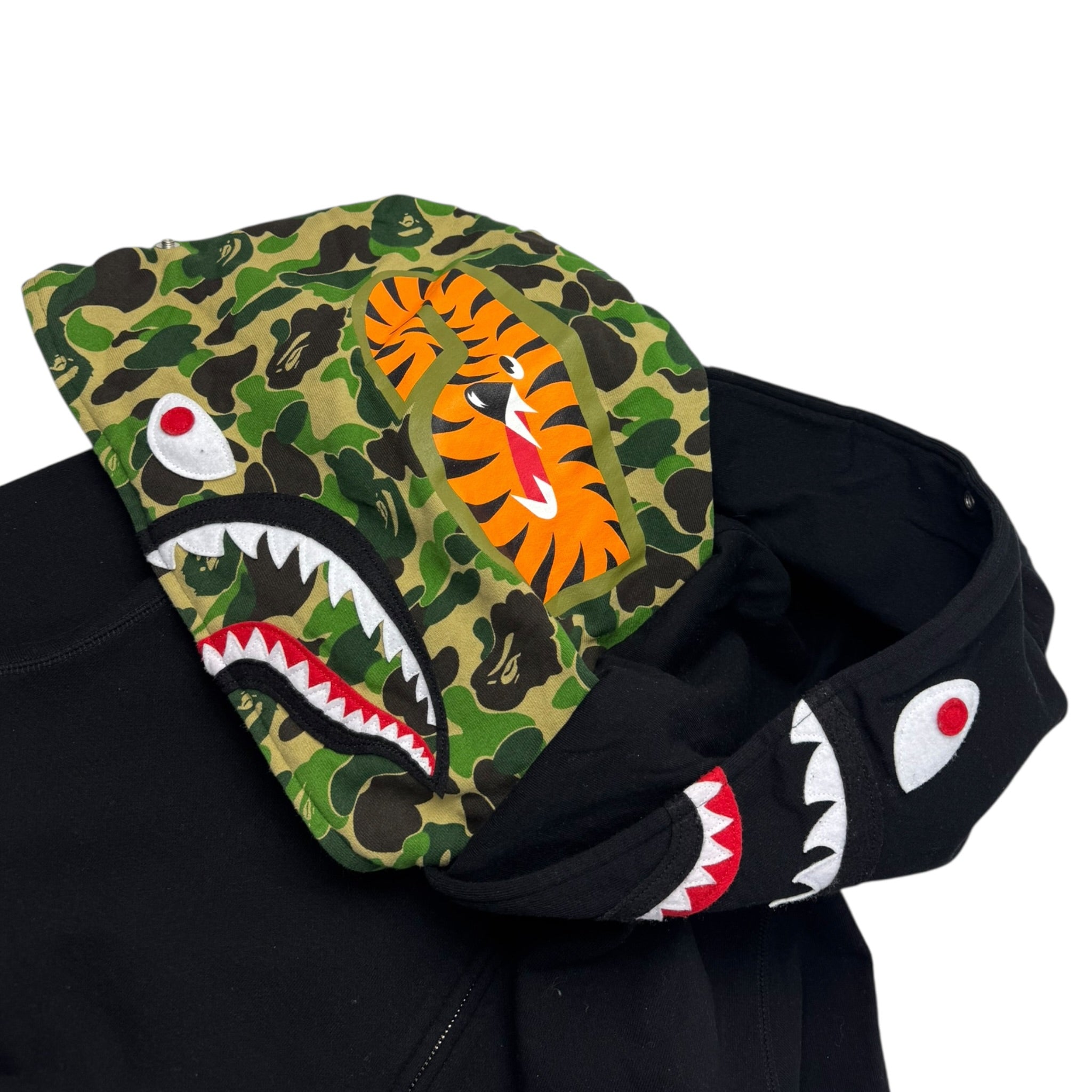 BAPE ABC Camo Shark Full Zip Double Hoodie
