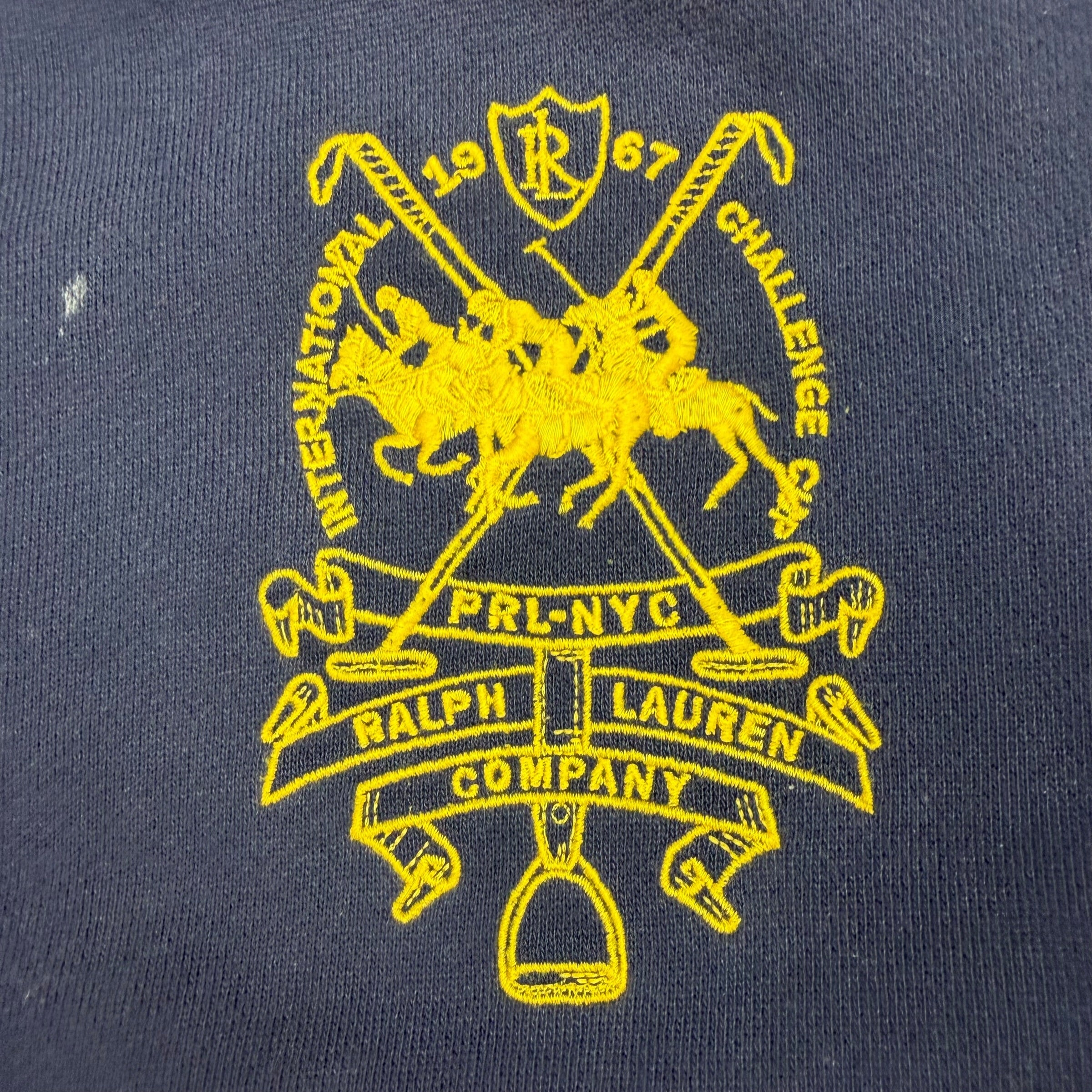 Vintage Polo Ralph Lauren Big Pony Track Jacket Navy
