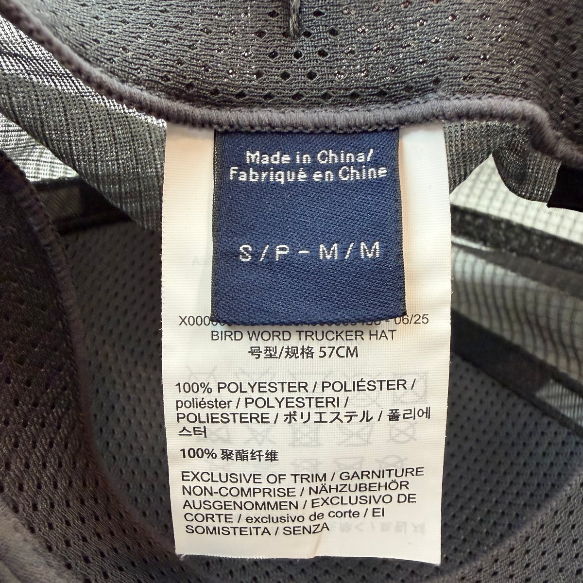 Arcteryx Bird Word Trucker Hat Black