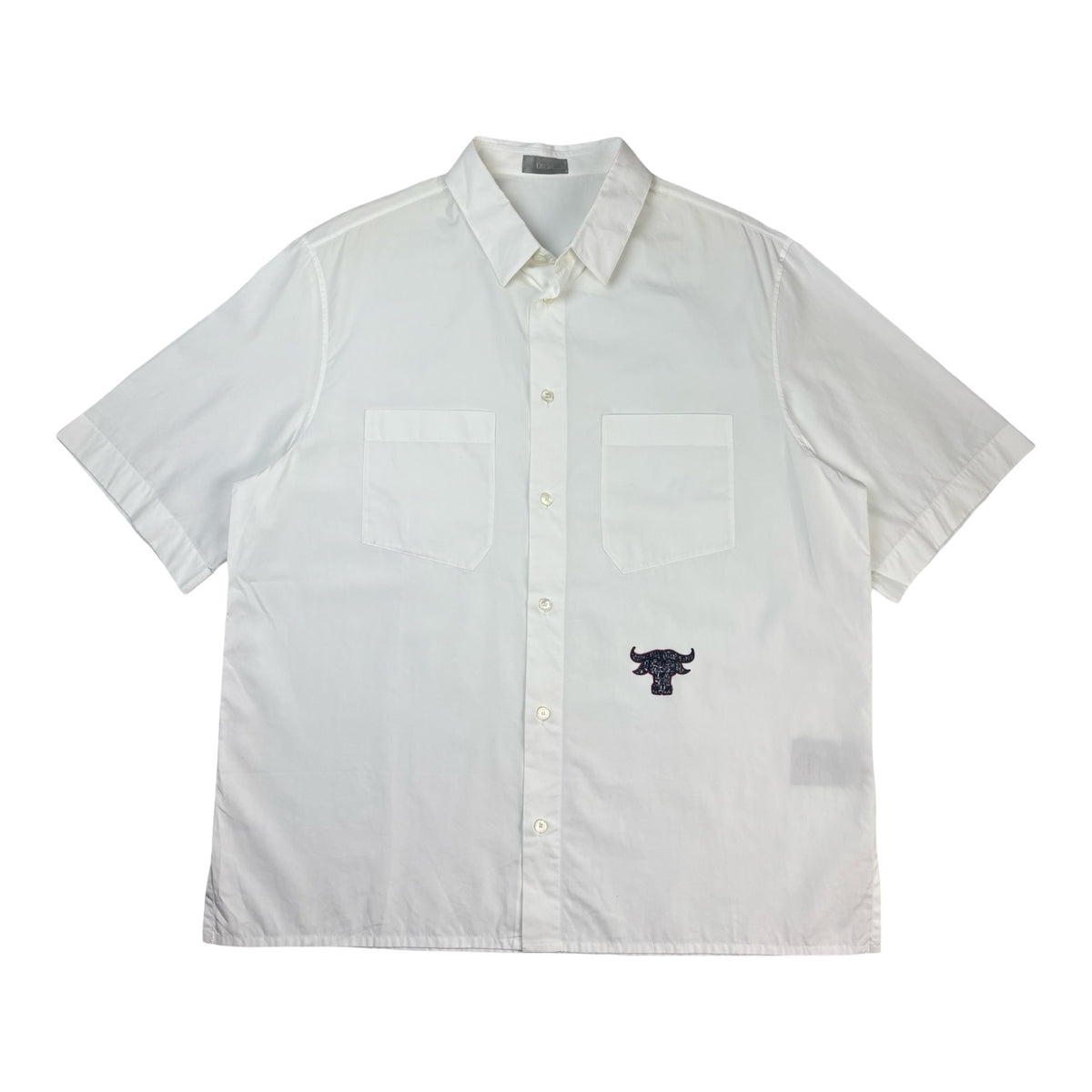 Dior x Shawn Stussy Button-Up Shirt White