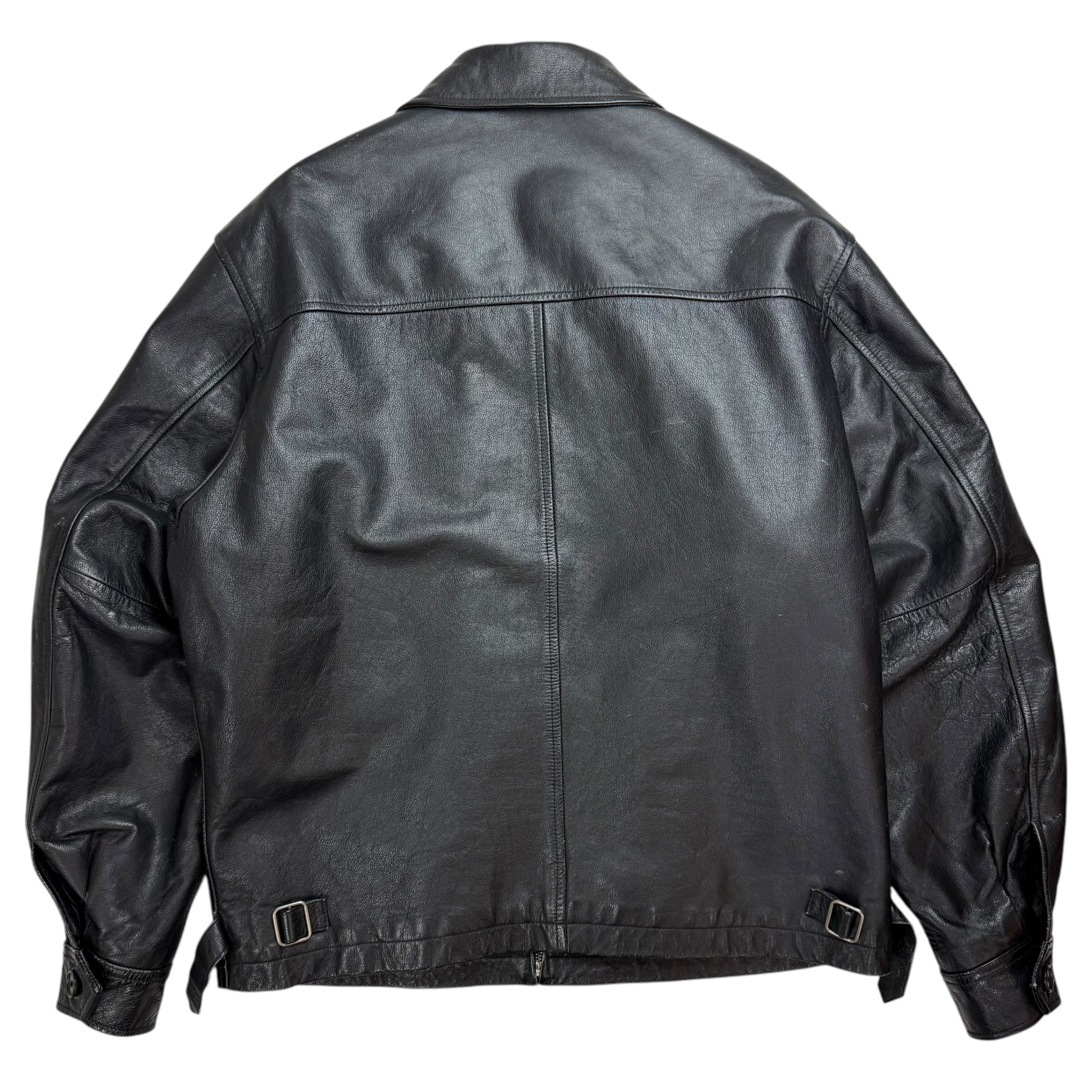 Vintage GAP Leather Jacket Black