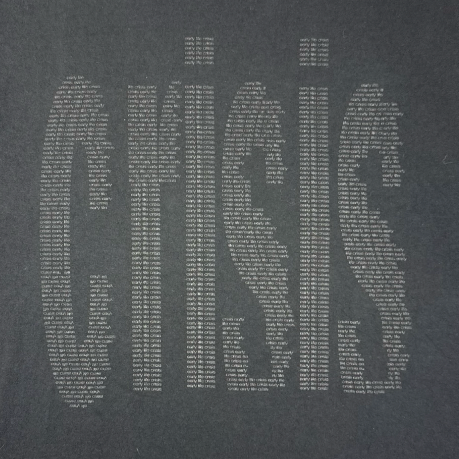 Nettspend Early Life Crisis Tonal T-Shirt Black