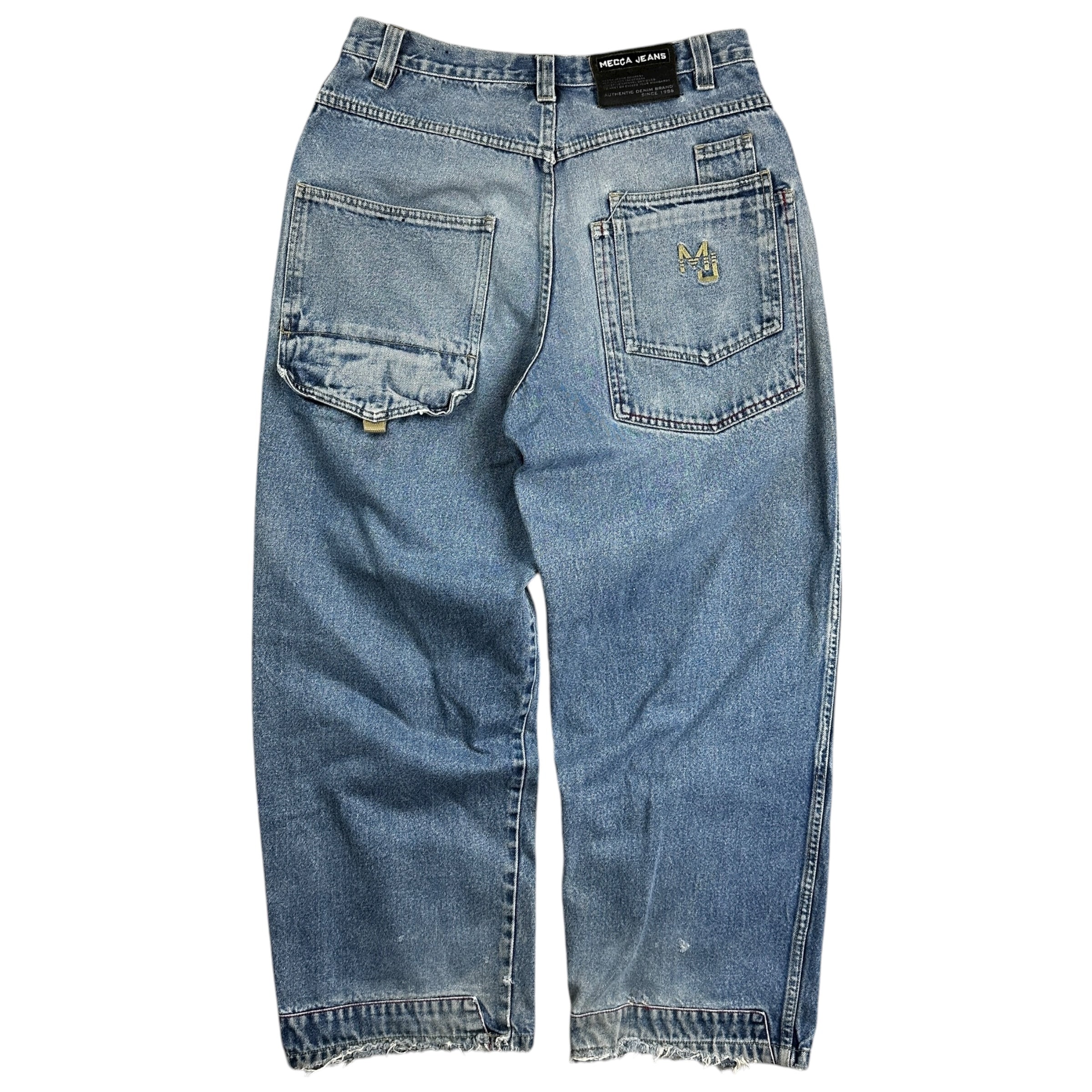 Vintage Mecca Jeans Big Pocket Light Wash Denim