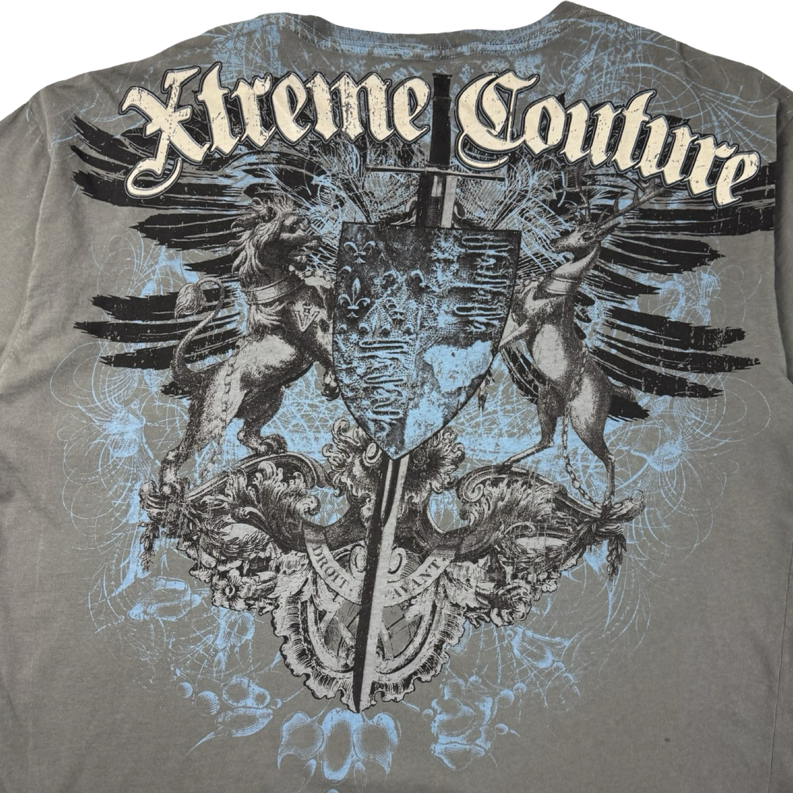 Y2K Xtreme Couture Cyber Crest T-Shirt