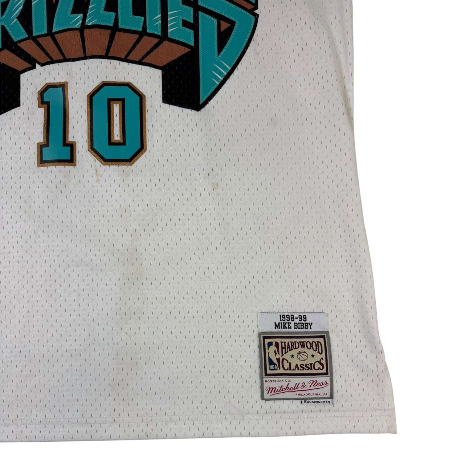 Mitchell & Ness Vancouver Grizzlies Mike Bibby Jersey White