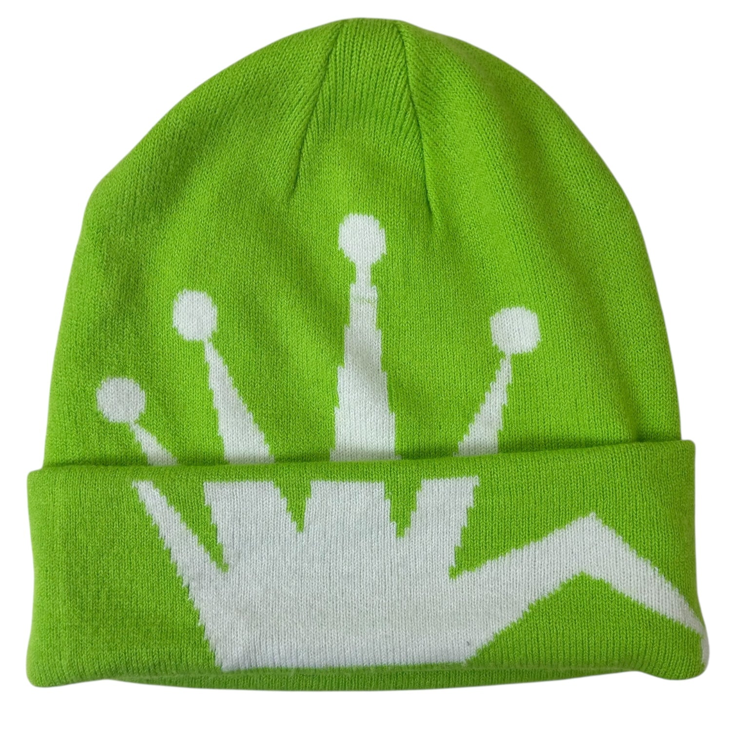 Stussy Crown Jacquard Cuff Beanie Green